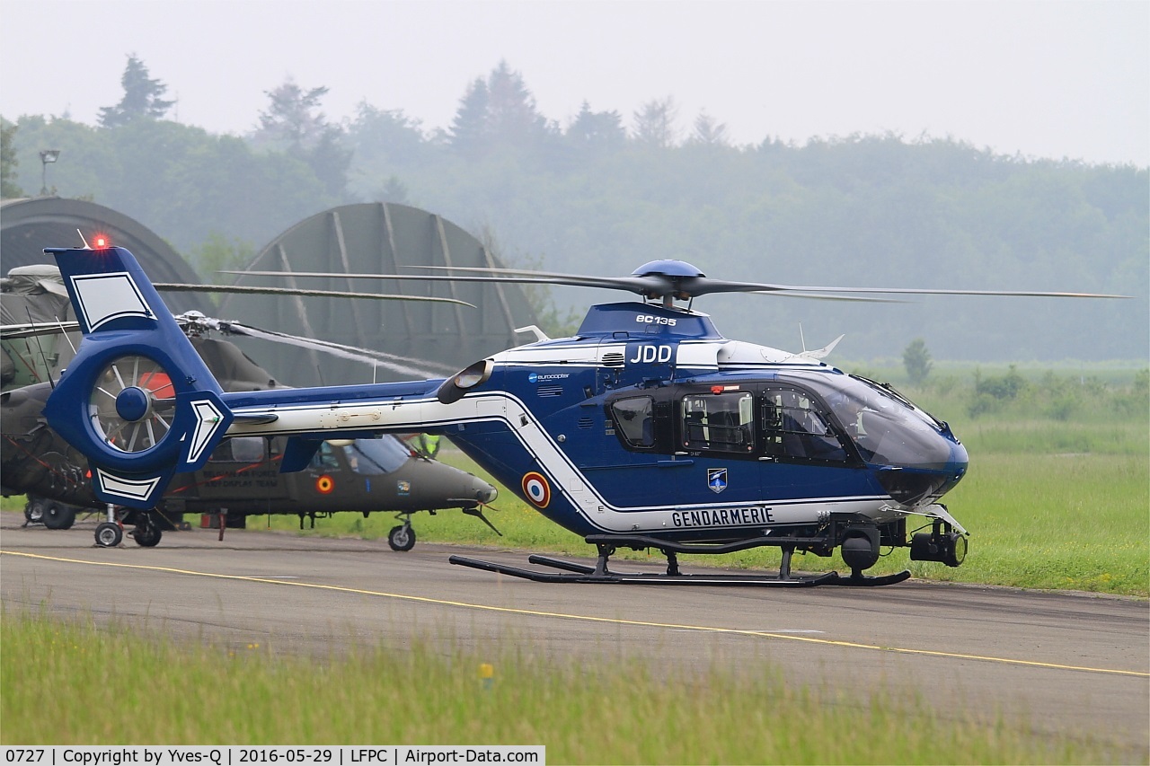 0727, 2009 Eurocopter EC-135T-2 C/N 0727, Eurocopter EC-135T-2, Creil Air Base 110 (LFPC-CSF) Open day 2016