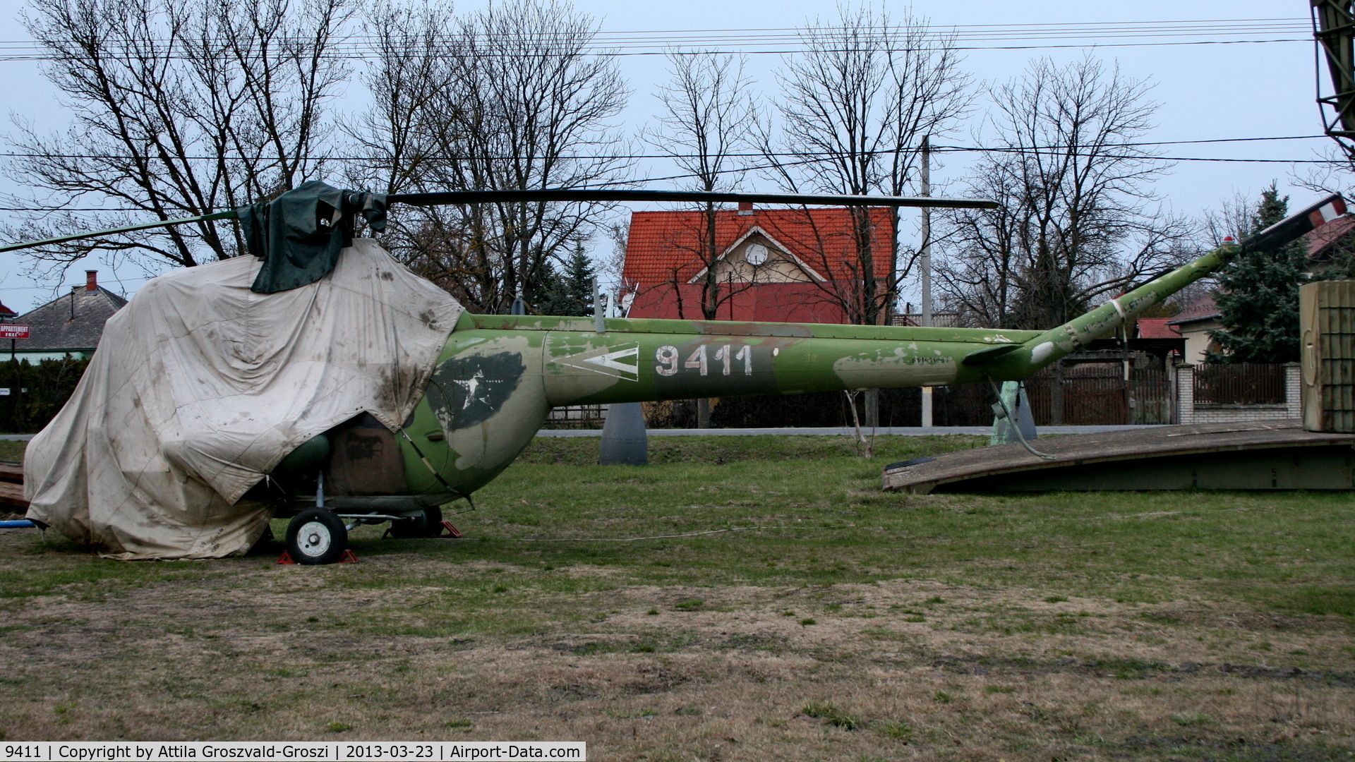 9411, WSK Swidnik Mi-2 C/N 519411095, Zamárdi, military technology collection. Hungary