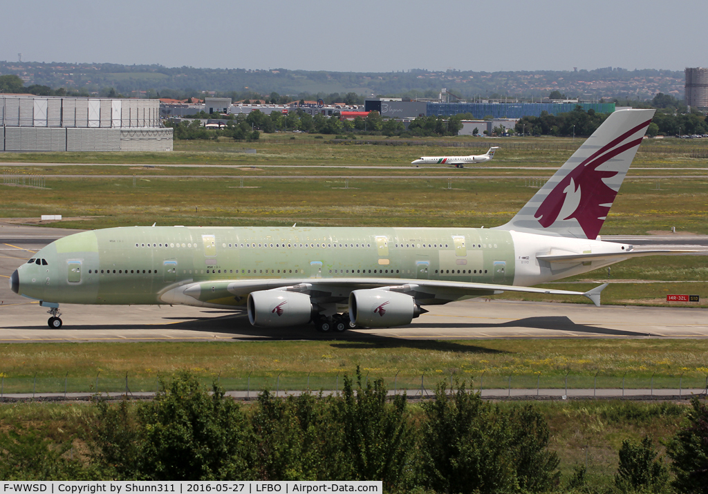 F-WWSD, 2015 Airbus A380-861 C/N 0193, C/n 0193 - For Qatar Airways