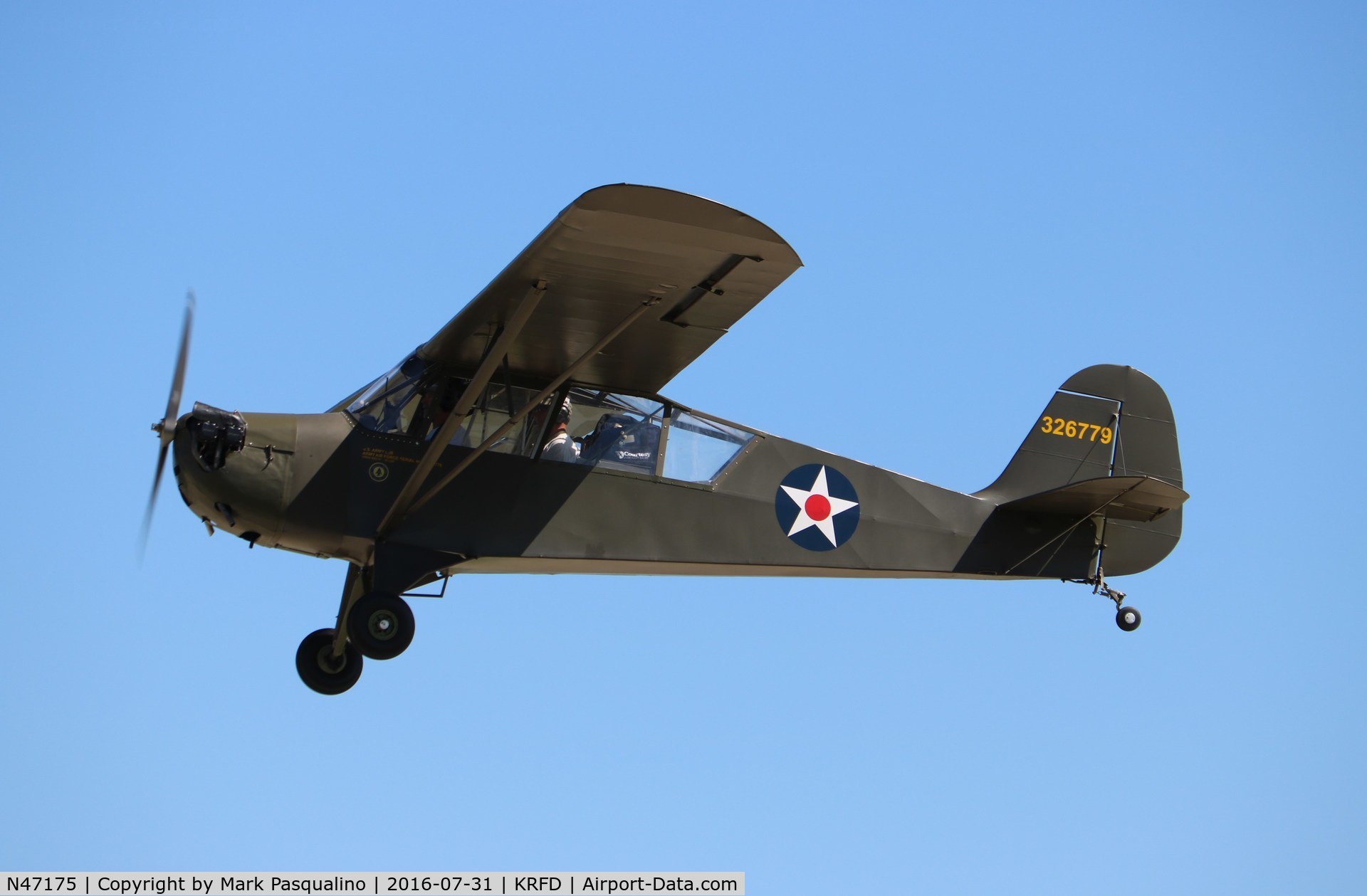 N47175, 1943 Aeronca 0-58B Grasshopper C/N 058B9163, Aeronca O-58B
