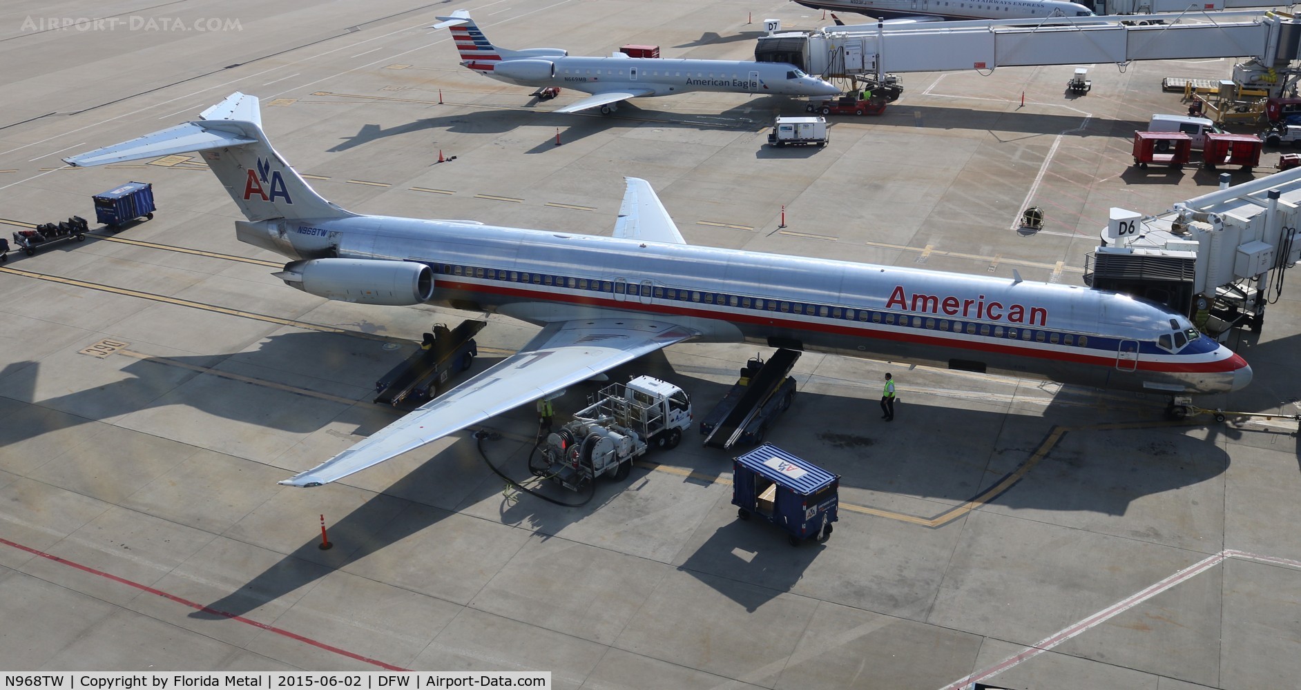 N968TW, 1999 McDonnell Douglas MD-83 (DC-9-83) C/N 53618, American