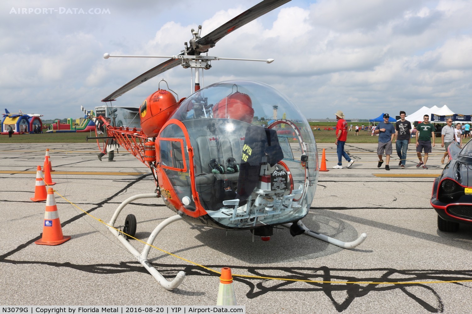 N3079G, 1964 Bell 47G-3B-1 Sioux C/N 2921, Batcopter