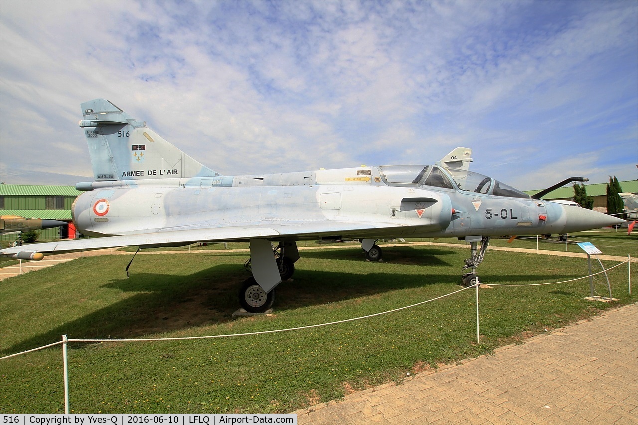 516, Dassault Mirage 2000B C/N 199, Dassault Mirage 2000B, Musée Européen de l'Aviation de Chasse, Montélimar-Ancône airfield (LFLQ)