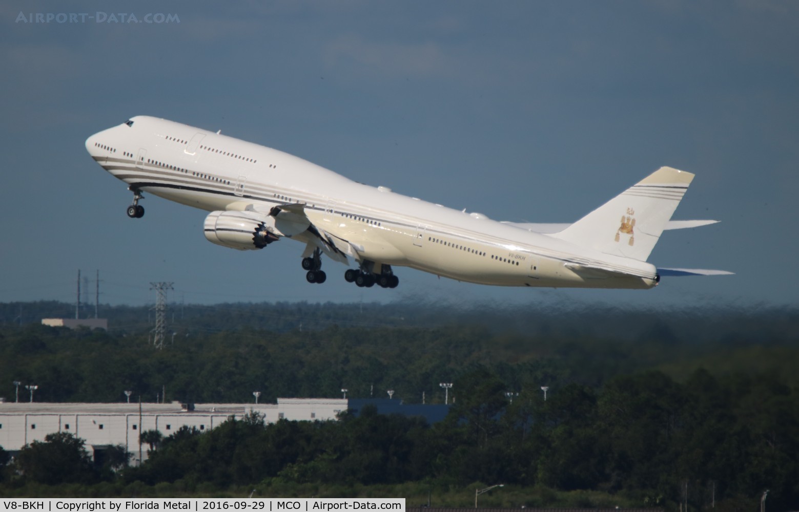 V8-BKH, 2012 Boeing 747-8LQ BBJ C/N 41060, Sultan of Brunei