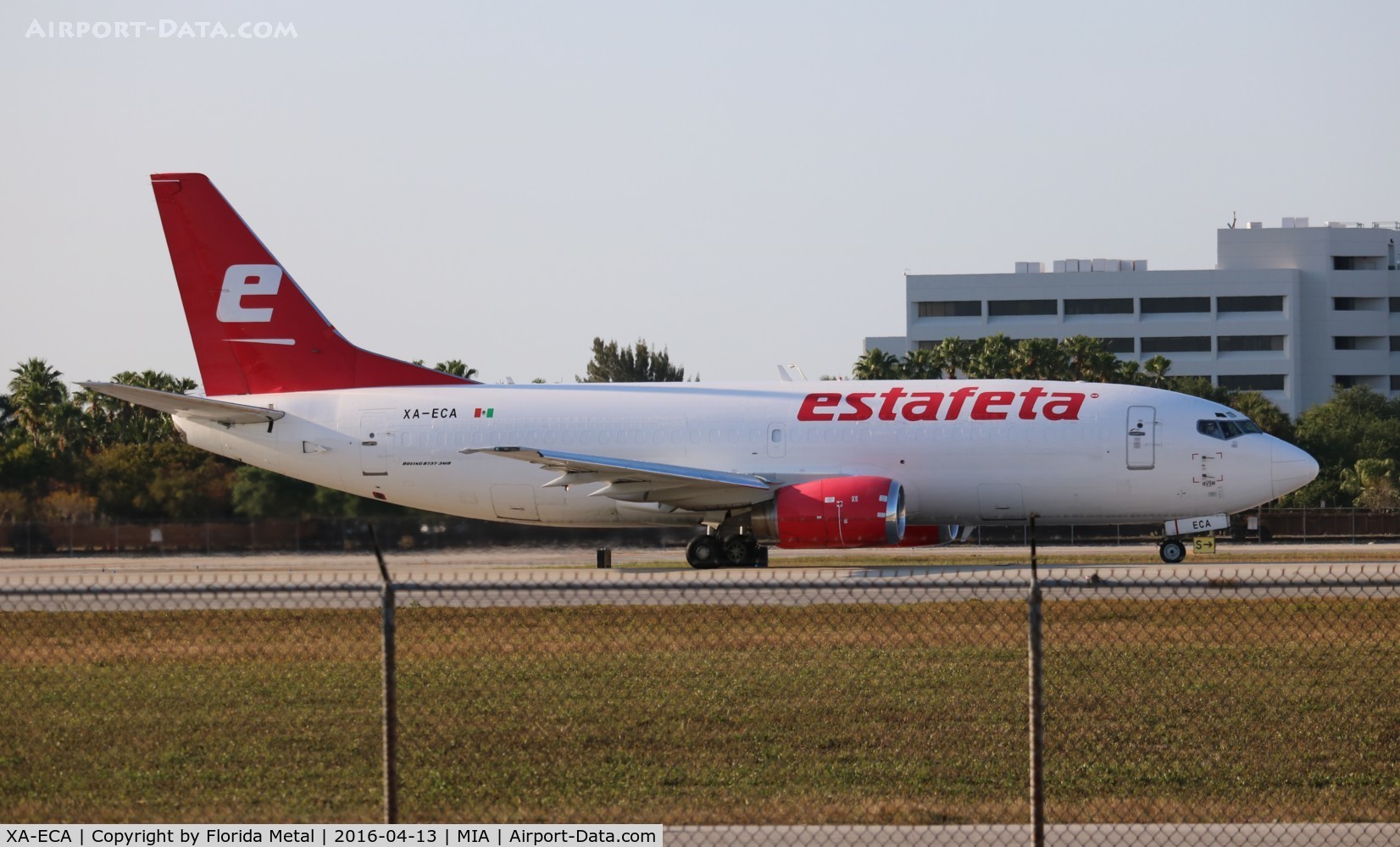 XA-ECA, 1989 Boeing 737-3M8 C/N 24024, Estafeta Cargo