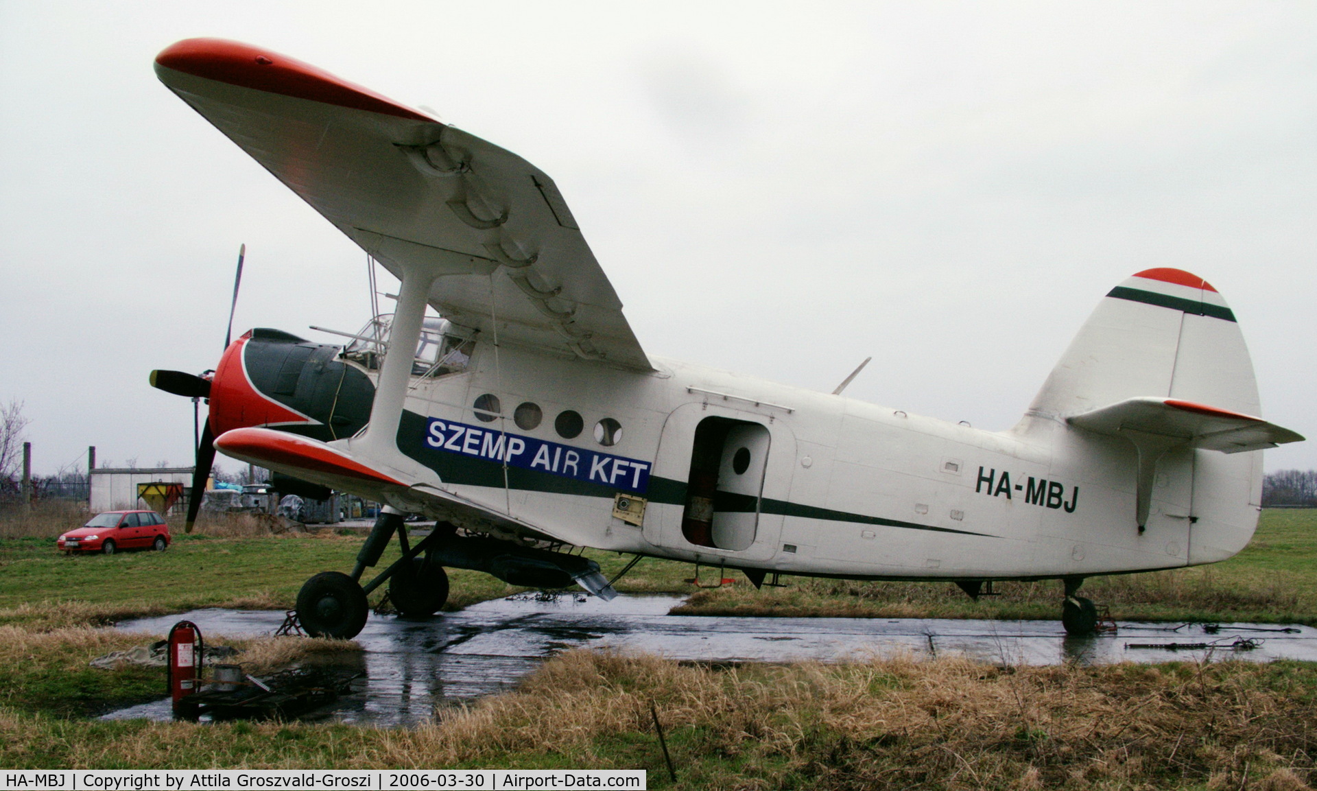 HA-MBJ, 1975 PZL-Mielec An-2R C/N 1G166-28, Nagyszénás agricultural airport, and take-off field, Hungary