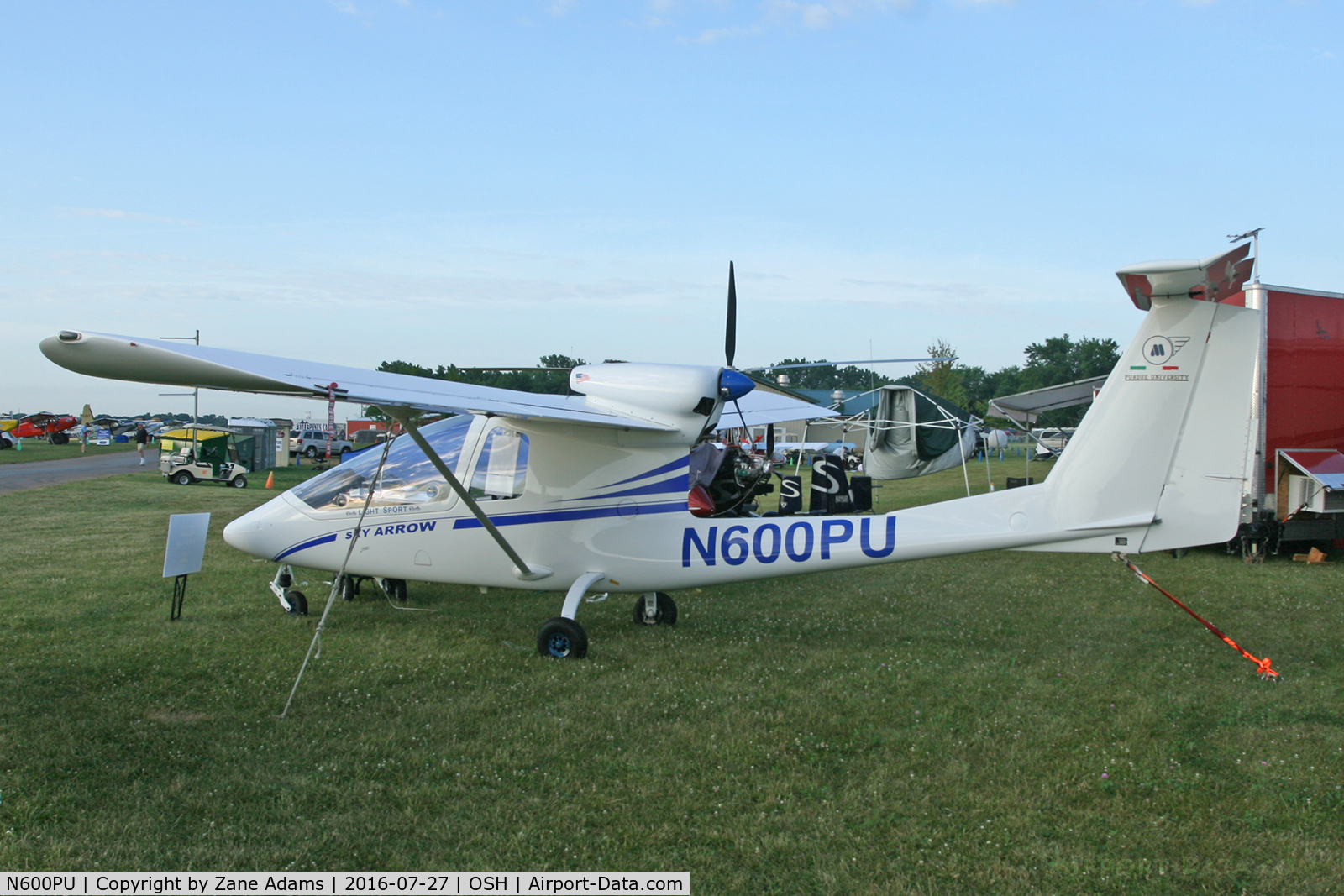 N600PU, 2016 Magnaghi Aeronautica Sky Arrow LSA C/N LSA 027, At the 2016 EAA Air Venture - Oshkosh Wisconsin