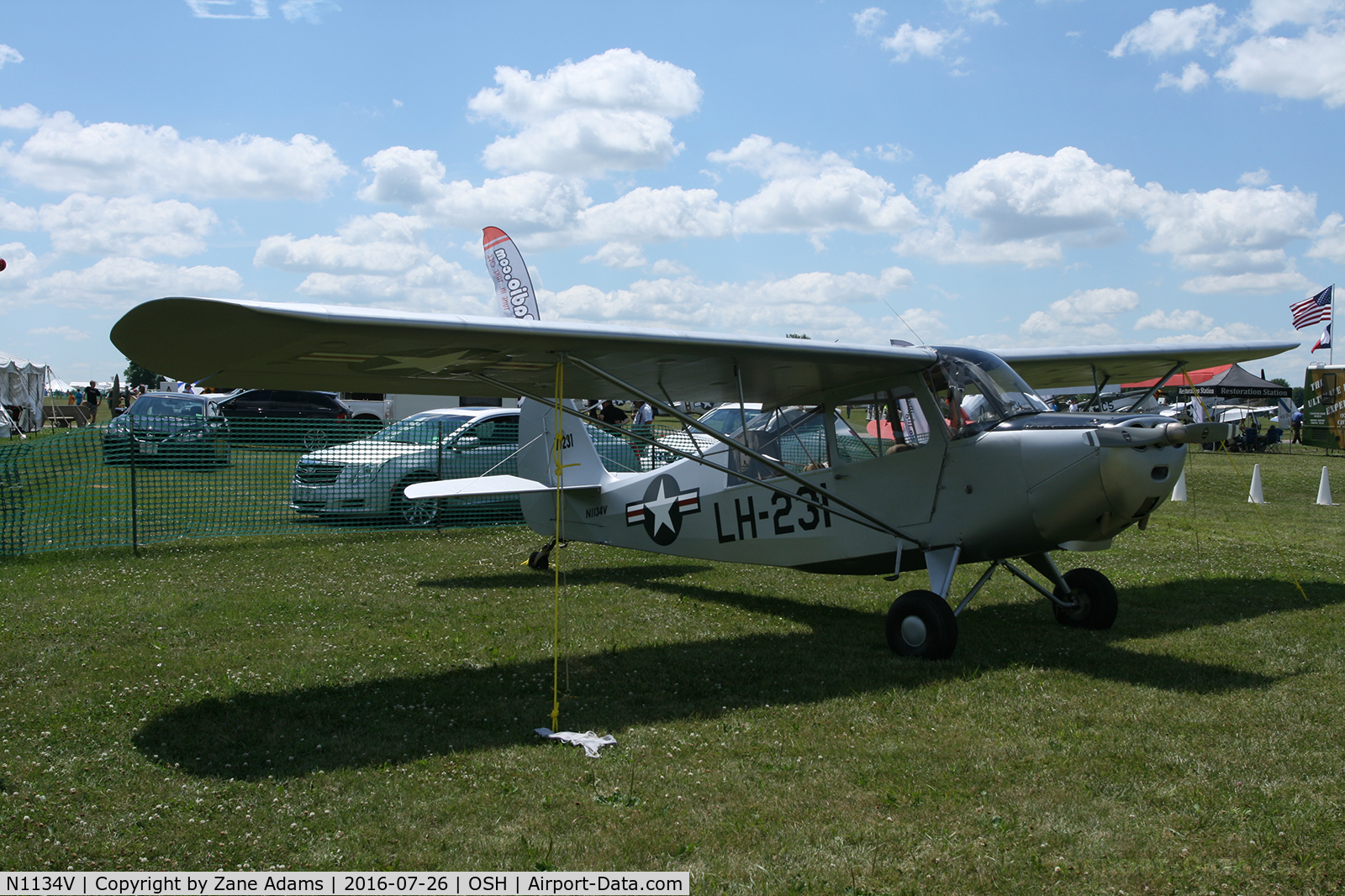 N1134V, 1946 Aeronca 7AC Champion C/N 7BCM-444, At the 2016 EAA Air Venture - Oshkosh Wisconsin