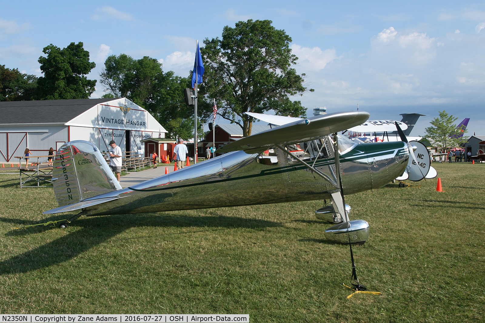 N2350N, 1947 Cessna 140 C/N 12596, At the 2016 EAA AirVenture - Oshkosh, Wisconsin