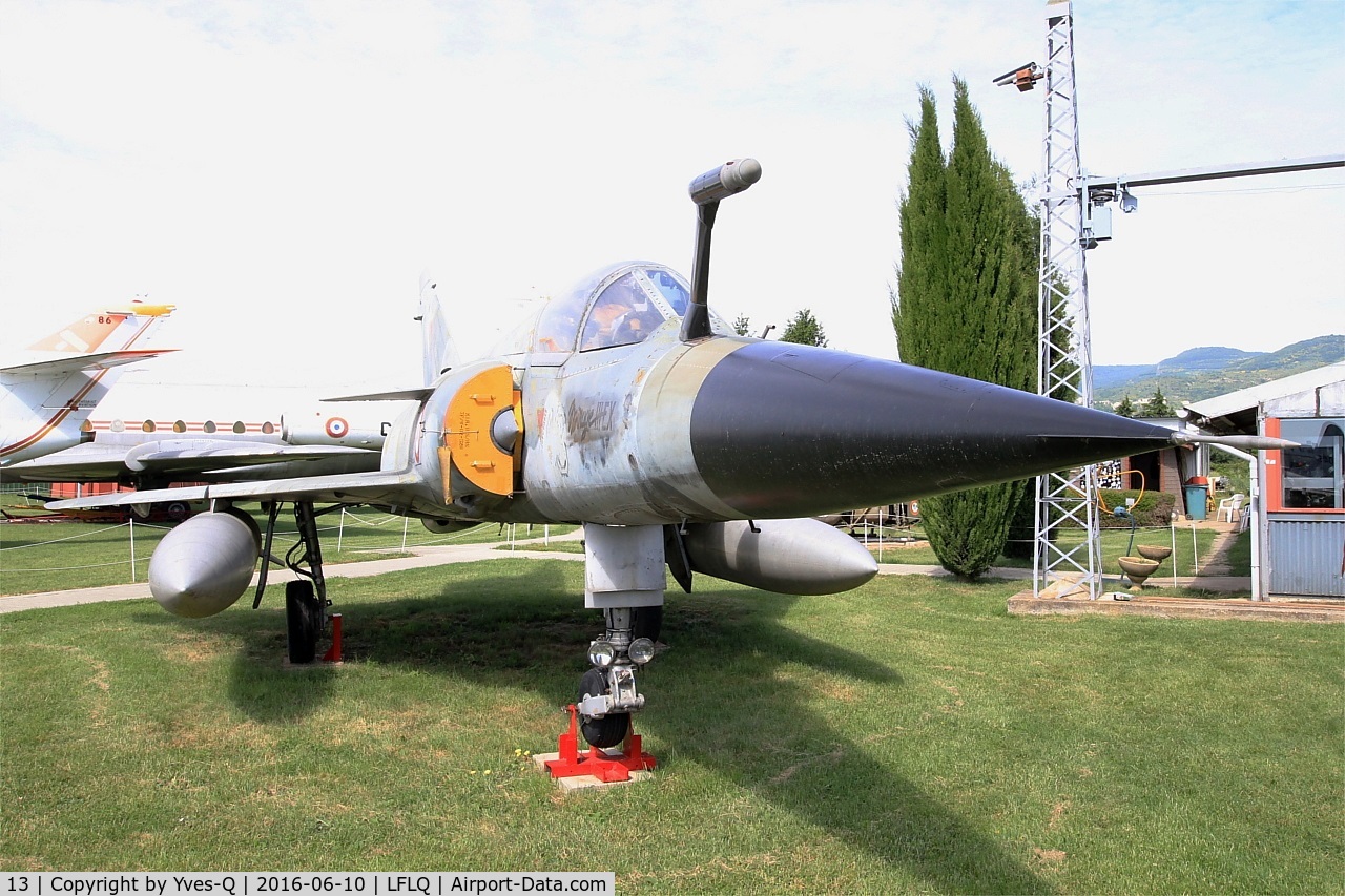 13, Dassault Mirage IIIEX C/N 467, Dassault Mirage IIIEX, Musée Européen de l'Aviation de Chasse, Montélimar-Ancône airfield (LFLQ)