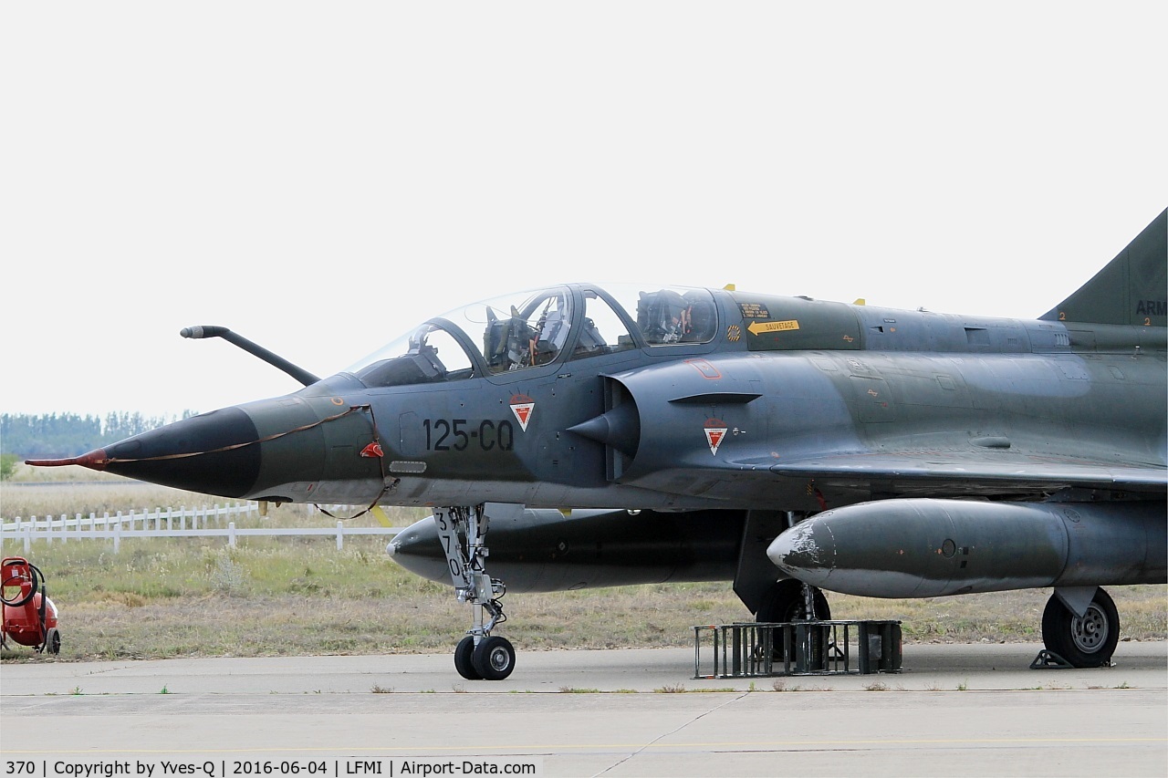 370, Dassault Mirage 2000N C/N 374, Dassault Mirage 2000N, Static display, Istres-Le Tubé Air Base 125 (LFMI-QIE) open day 2016