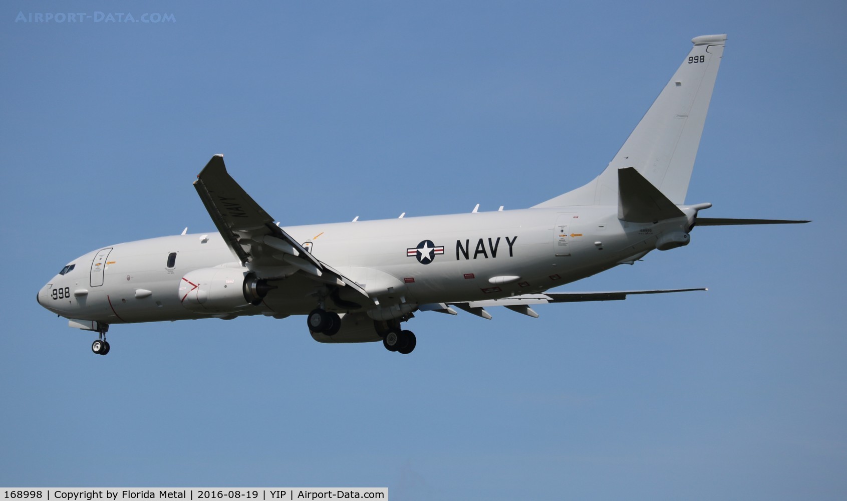 168998, 2015 Boeing P-8A Poseidon C/N 44939, Poseidon