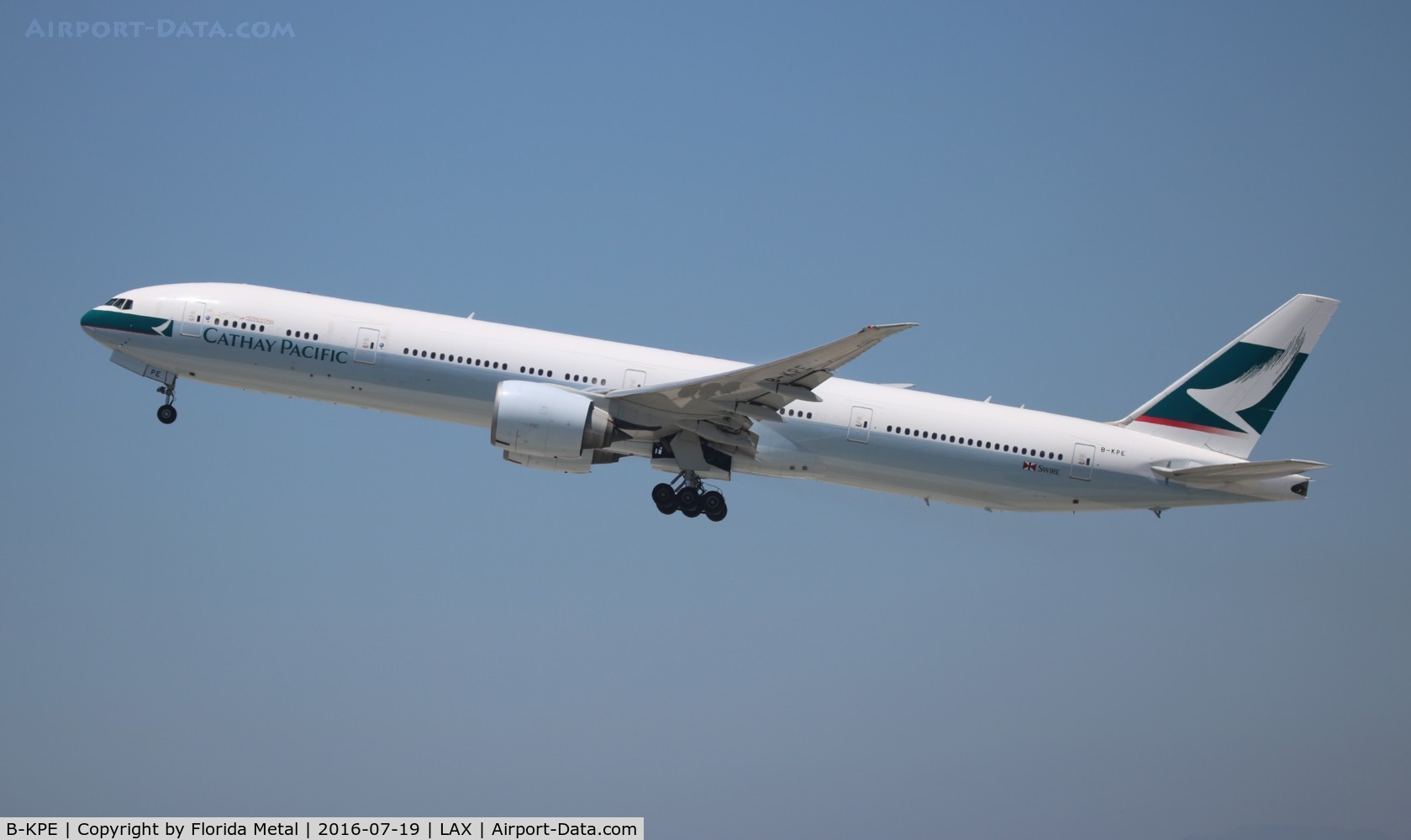 B-KPE, 2007 Boeing 777-367/ER C/N 36156, Cathay Pacific