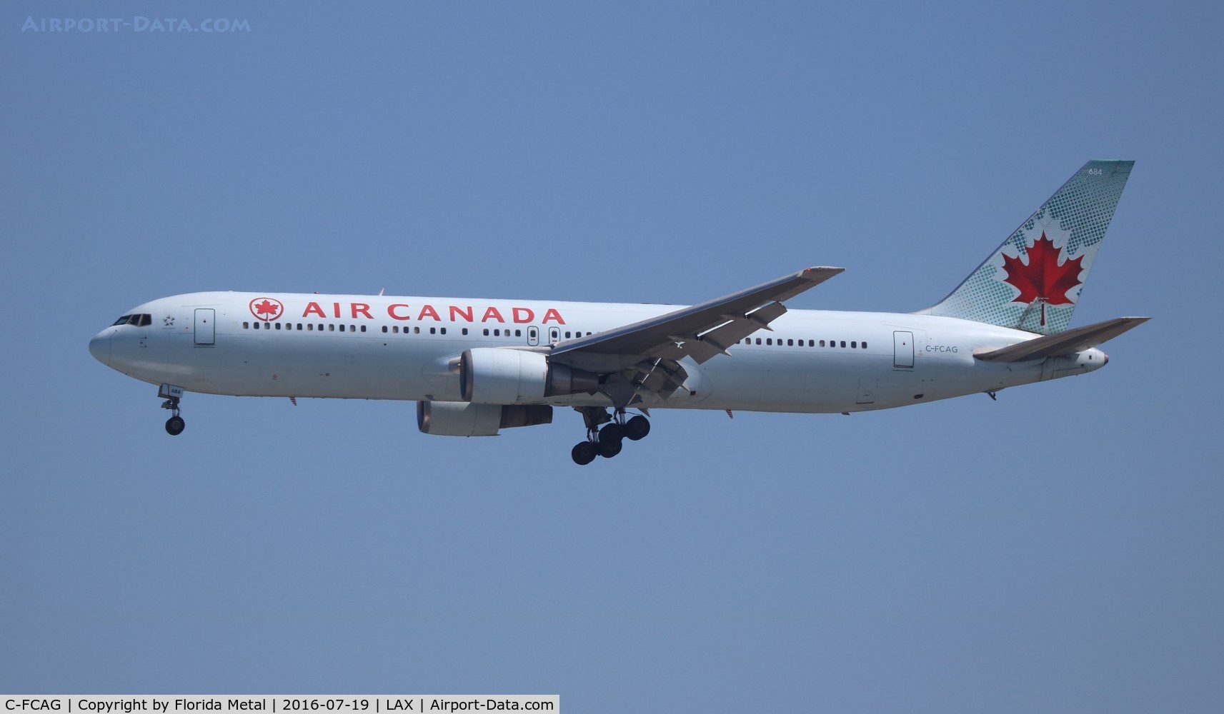 C-FCAG, 1988 Boeing 767-375/ER C/N 24085, Air Canada 767-300