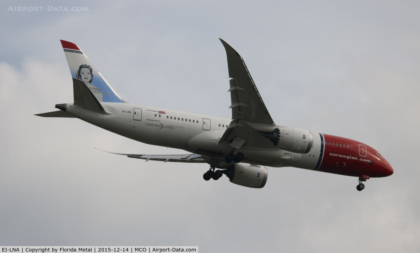EI-LNA, 2013 Boeing 787-8 Dreamliner C/N 35304, Sonia Henie Norwegian Airlines