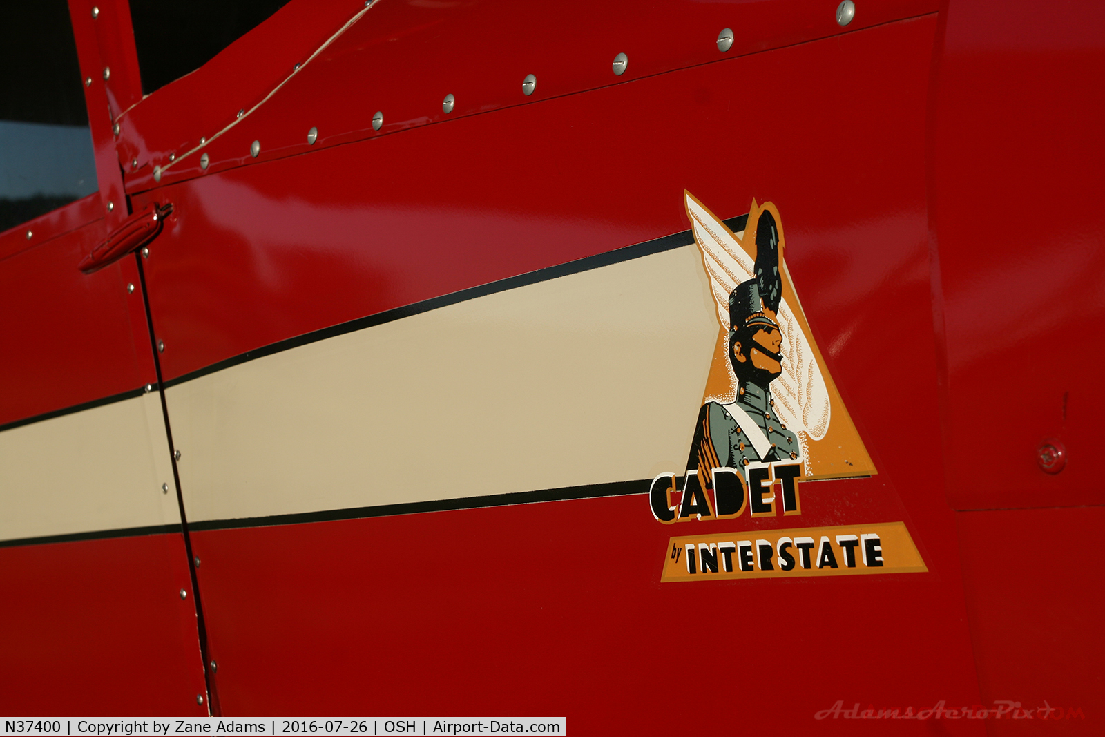 N37400, 1942 Interstate S-1A-65F Cadet C/N 243, 2016 EAA AirVenture - Oshkosh, Wisconsin