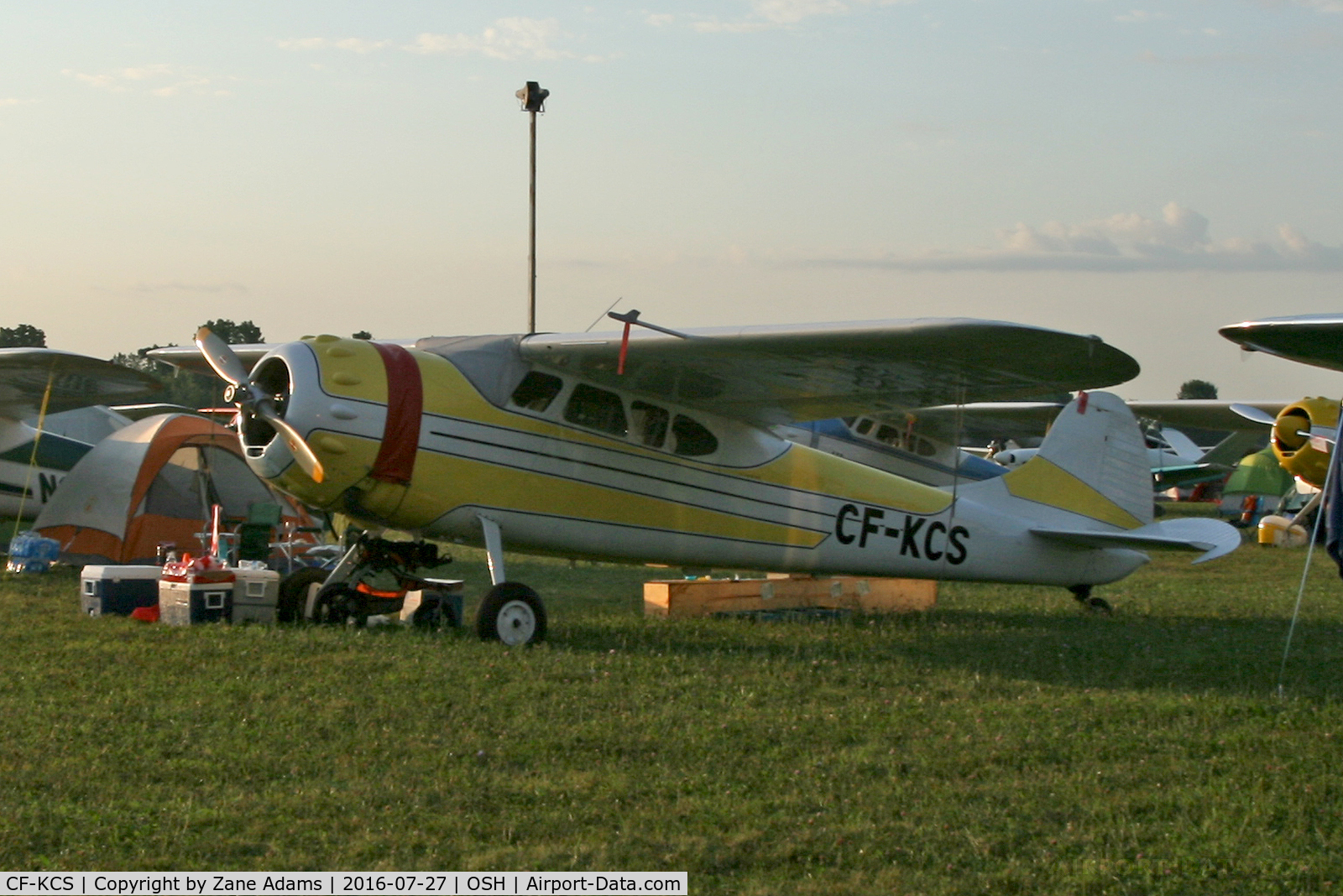 CF-KCS, 1947 Cessna 195 C/N 7034, 2016 EAA AirVenture - Oshkosh, Wisconsin