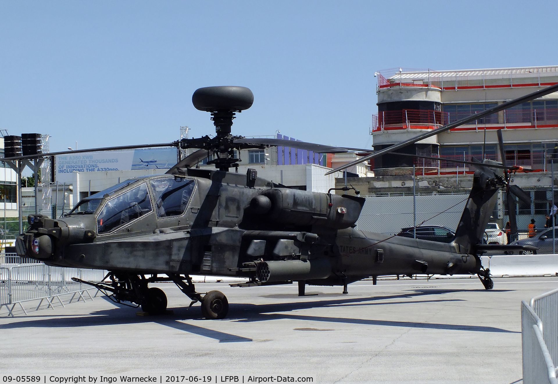 09-05589, Boeing AH-64D Longbow Apache C/N PVD589, Boeing AH-64D Apache Longbow of the US Army at the Aerosalon 2017, Paris