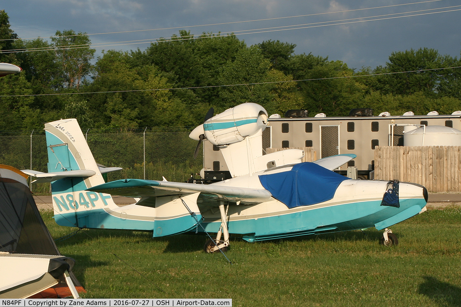 N84PF, 1984 Lake LA-4-200 Buccaneer C/N 1100, At the 2016 EAA AirVenture - Oshkosh, Wisconsin