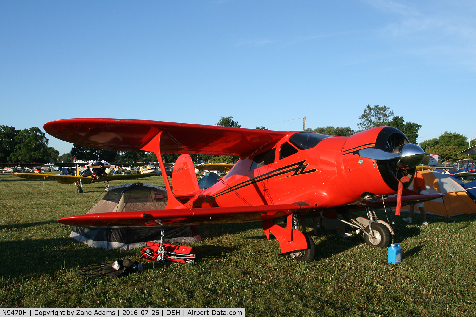 N9470H, 1943 Beech D17S Staggerwing C/N 6670, At the 2016 EAA AirVenture - Oshkosh, Wisconsin