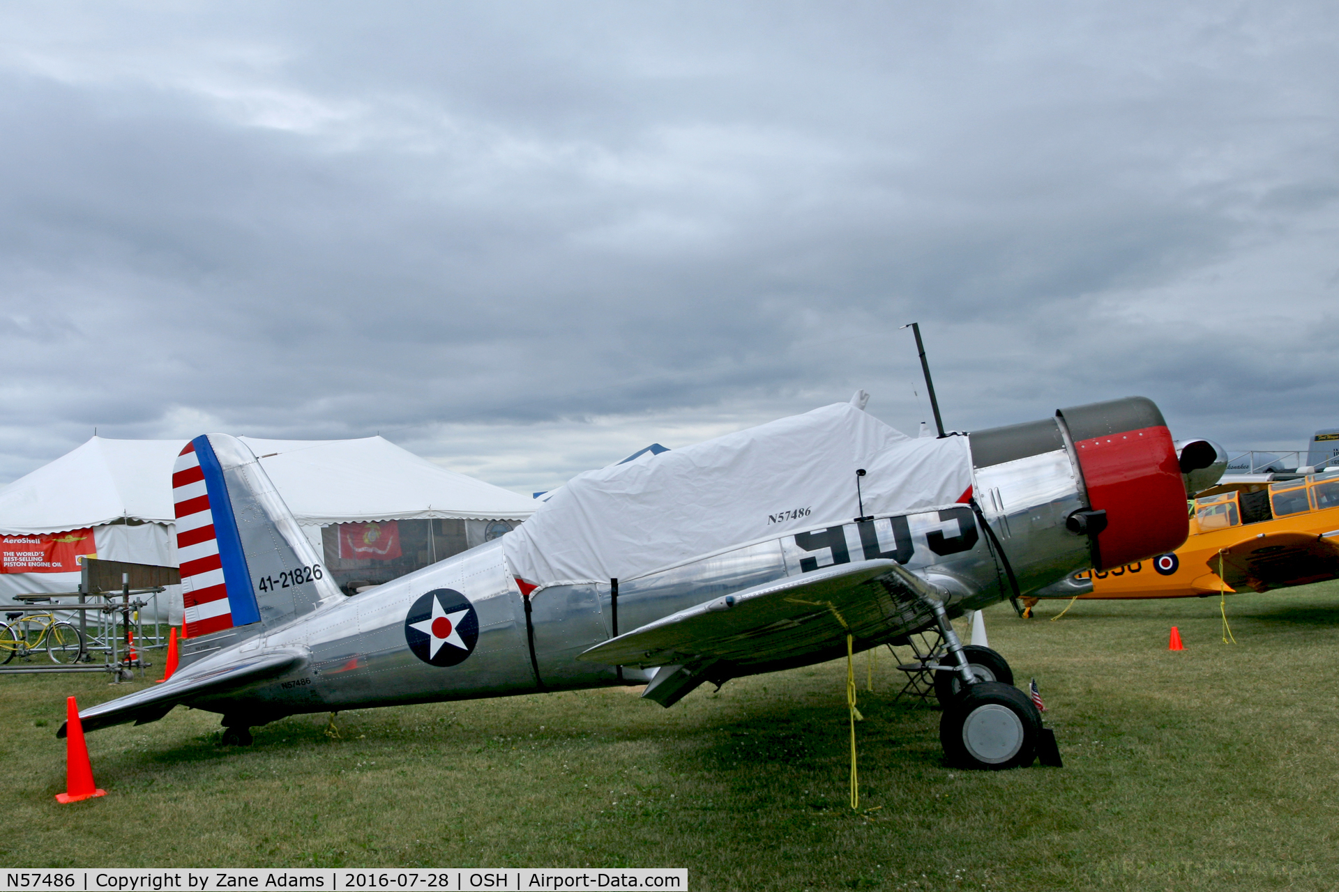 N57486, 1942 Consolidated Vultee BT-13A Valiant C/N 5665, At the 2016 EAA AirVenture - Oshkosh, Wisconsin