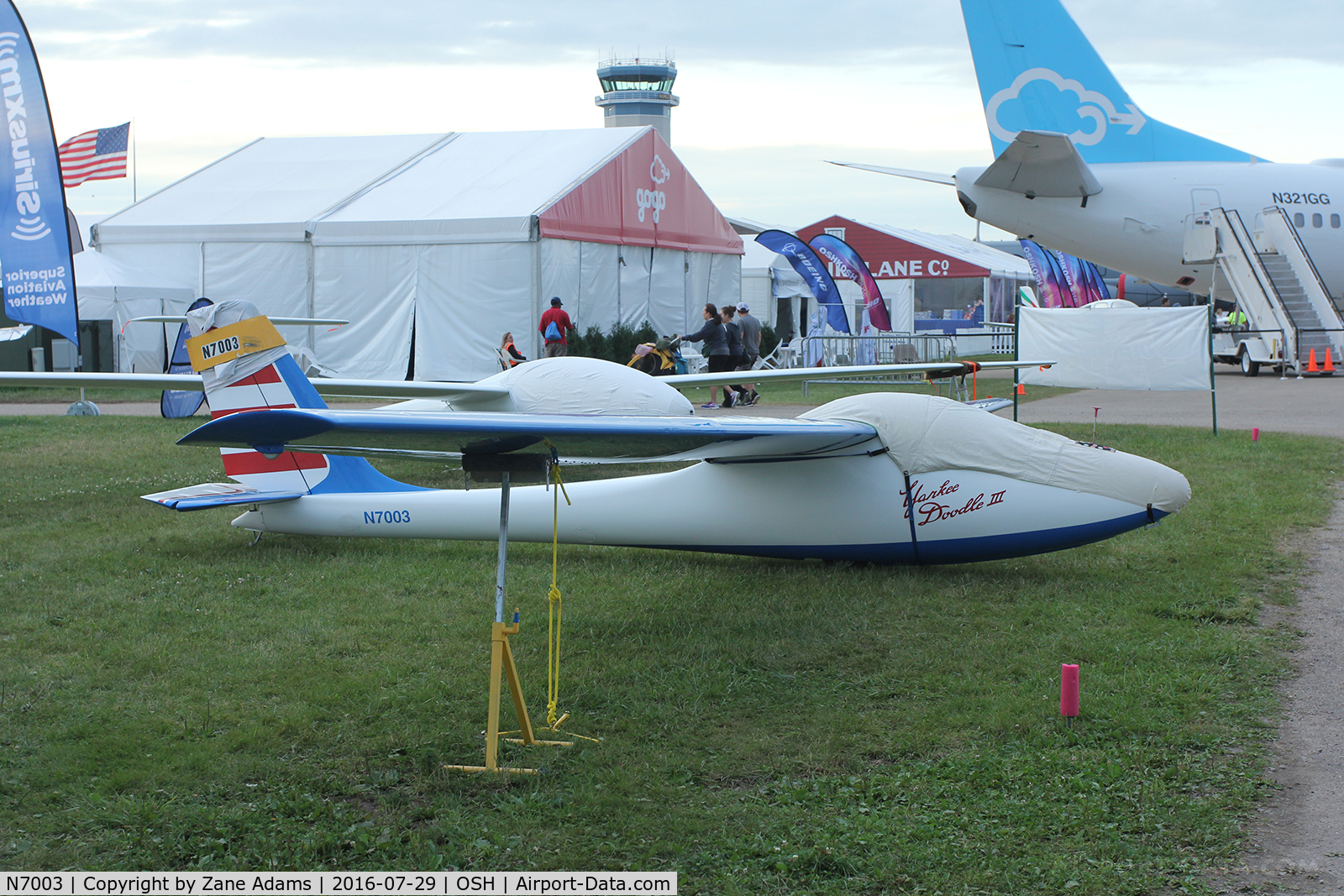 N7003, 1968 Laister Sailplane Products LP-49 C/N 12, At the 2016 EAA AirVenture - Oshkosh, Wisconsin