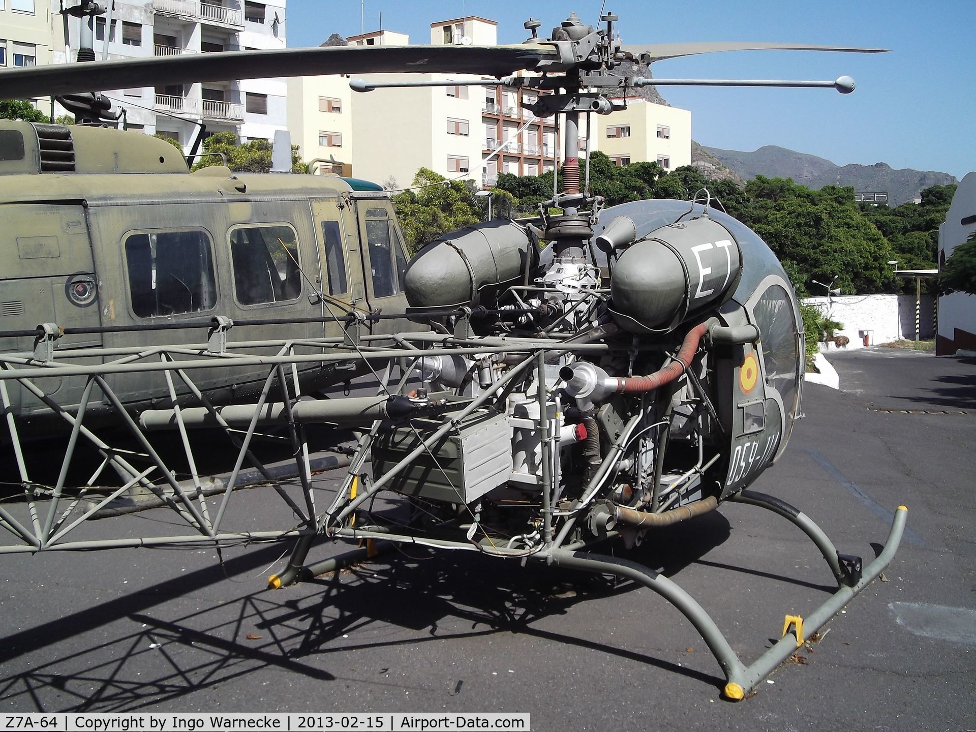 Z7A-64, Bell OH-13H C/N 2512, Bell OH-13H Sioux at the Museo Militar, Santa Cruz de Tenerife