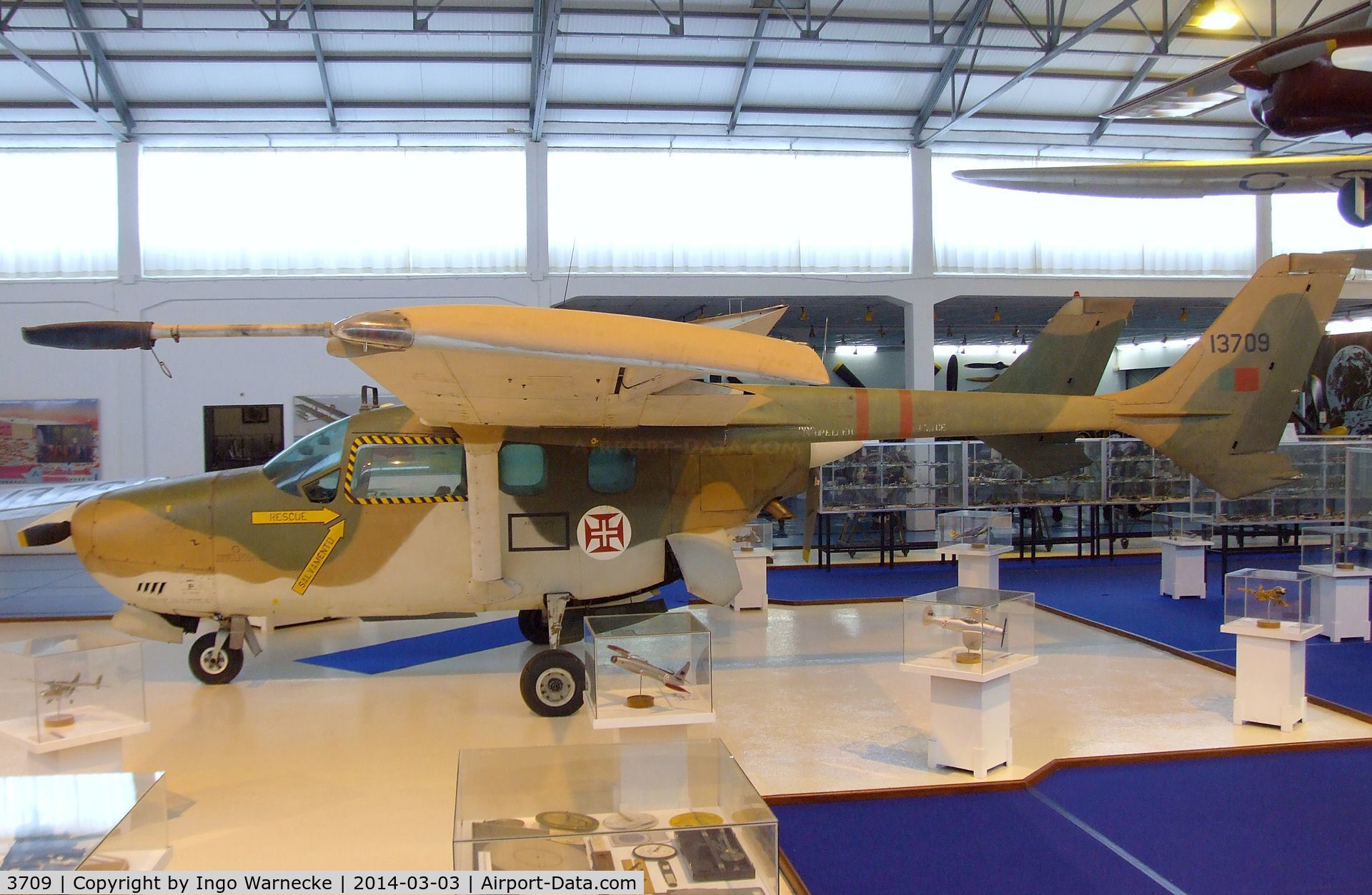 3709, Reims FTB337G C/N 0010, Cessna (Reims) FTB337G Milirole at the Museu do Ar, Alverca