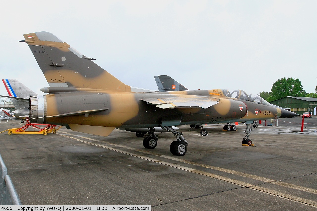 4656, 1990 Dassault Mirage F.1BQ C/N BQ-16, Dassault Mirage F.1BQ, Preserved  at C.A.E.A museum, Bordeaux-Merignac Air base 106 (LFBD-BOD)