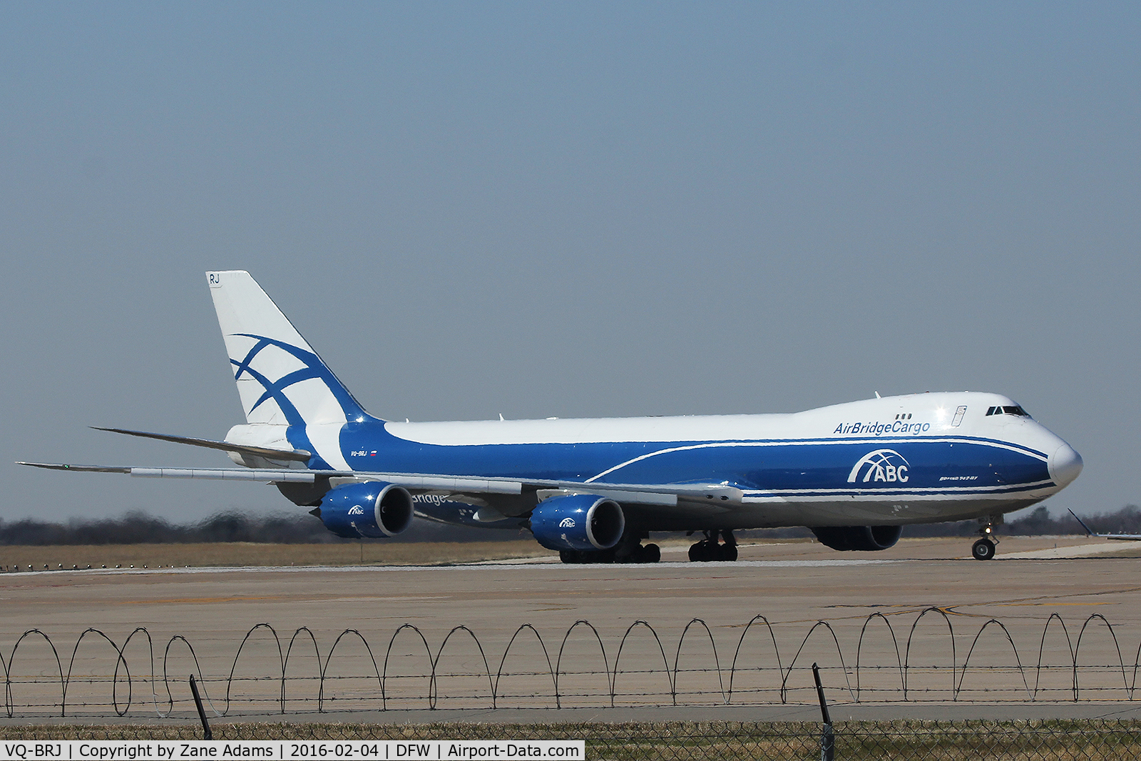 VQ-BRJ, 2013 Boeing 747-8HVF C/N 37670, Air Bridge Cargo at DFW Airport