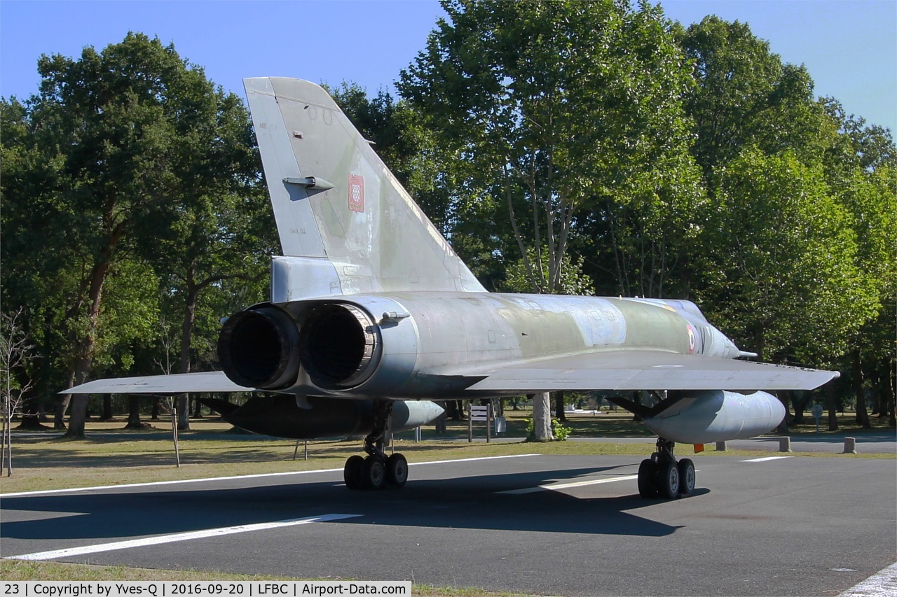 23, Dassault Mirage IVP C/N 23, Dassault Mirage IVP, Preserved at Cazaux Air Base 120 (LFBC)
