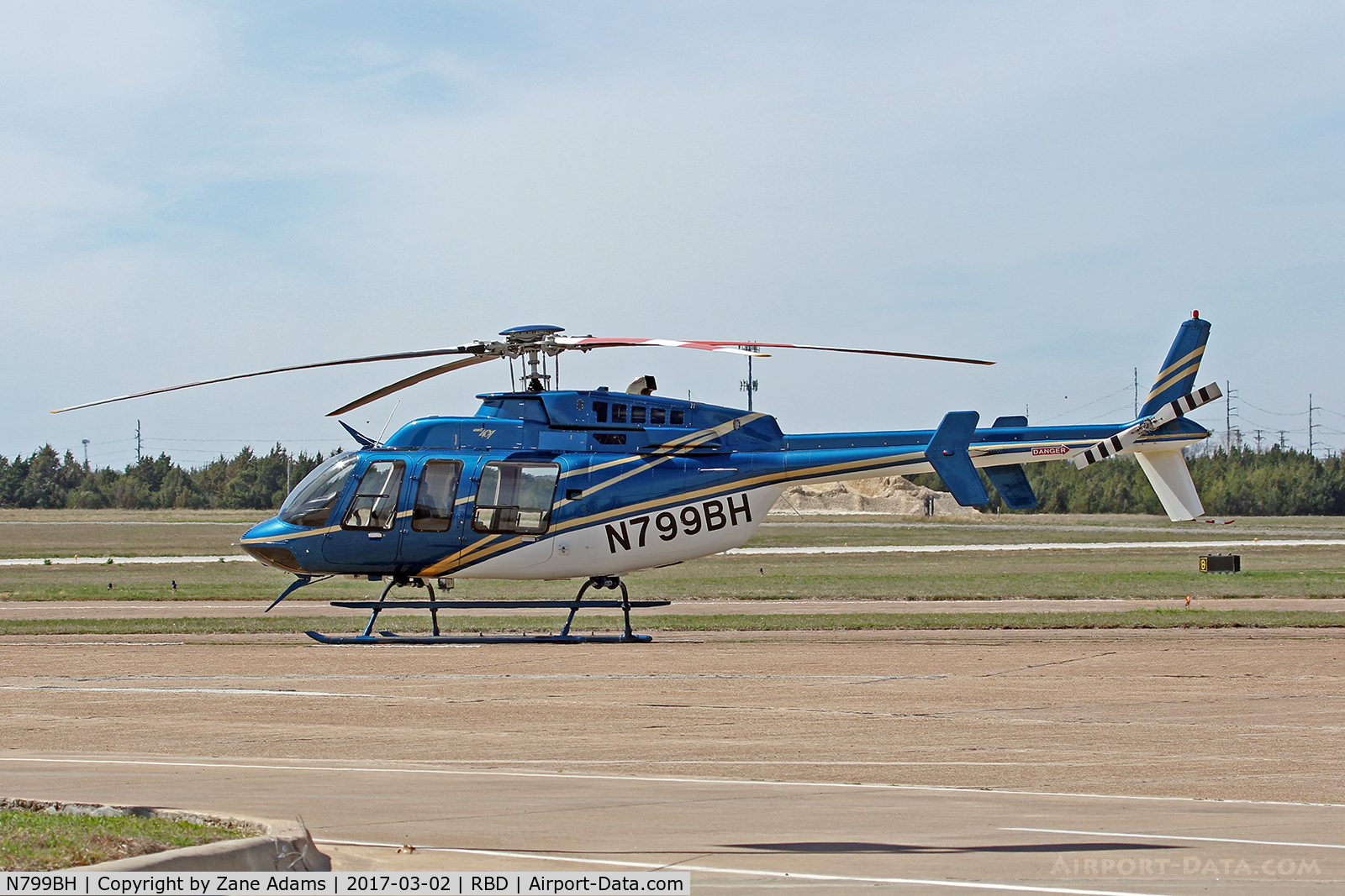N799BH, 2006 Bell 407 C/N 53700, In town for the 2017 Heliexpo - Dallas, TX