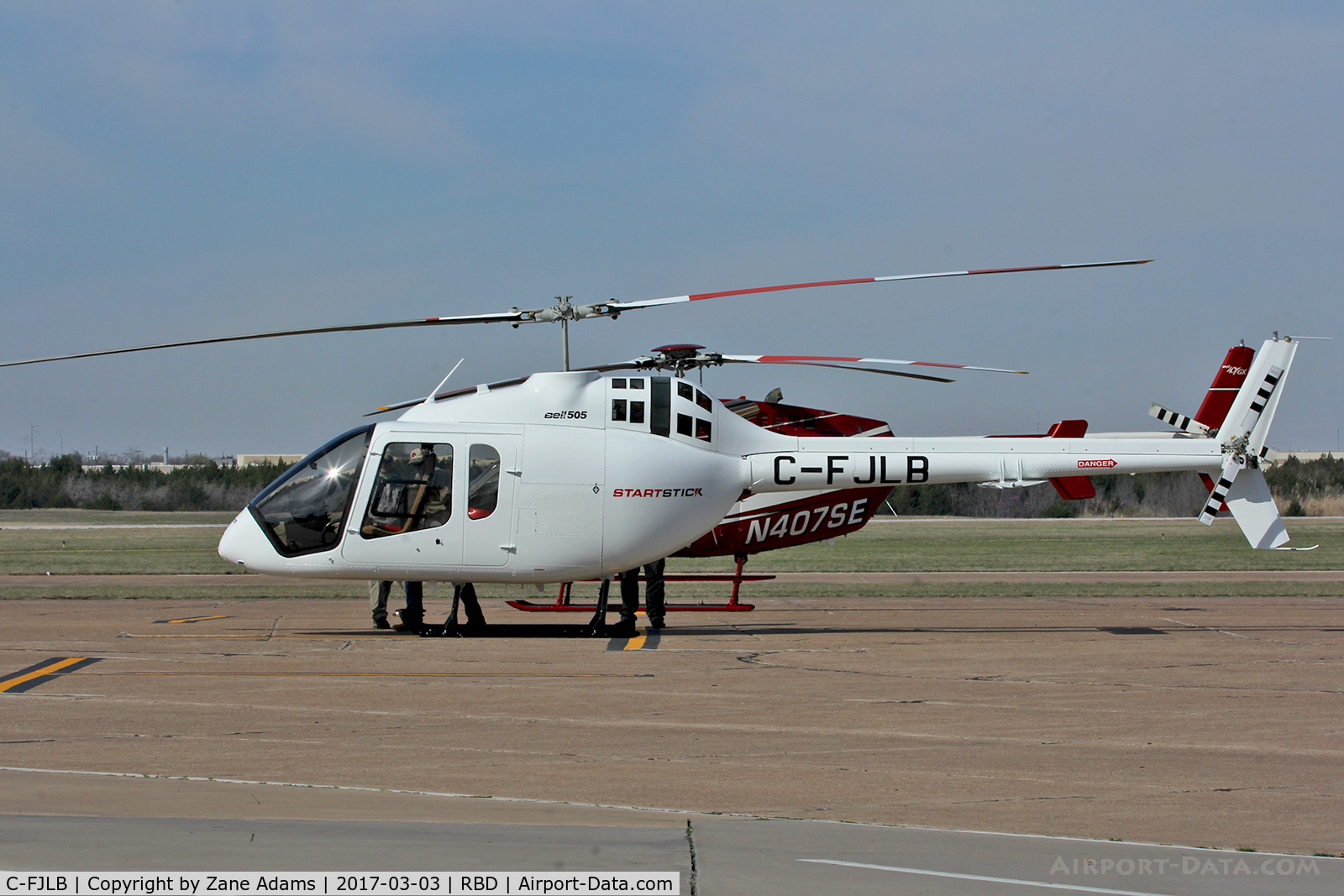 C-FJLB, 2017 Bell 505 Jet Ranger X C/N 65013, In town for the 2017 Heliexpo - Dallas, TX