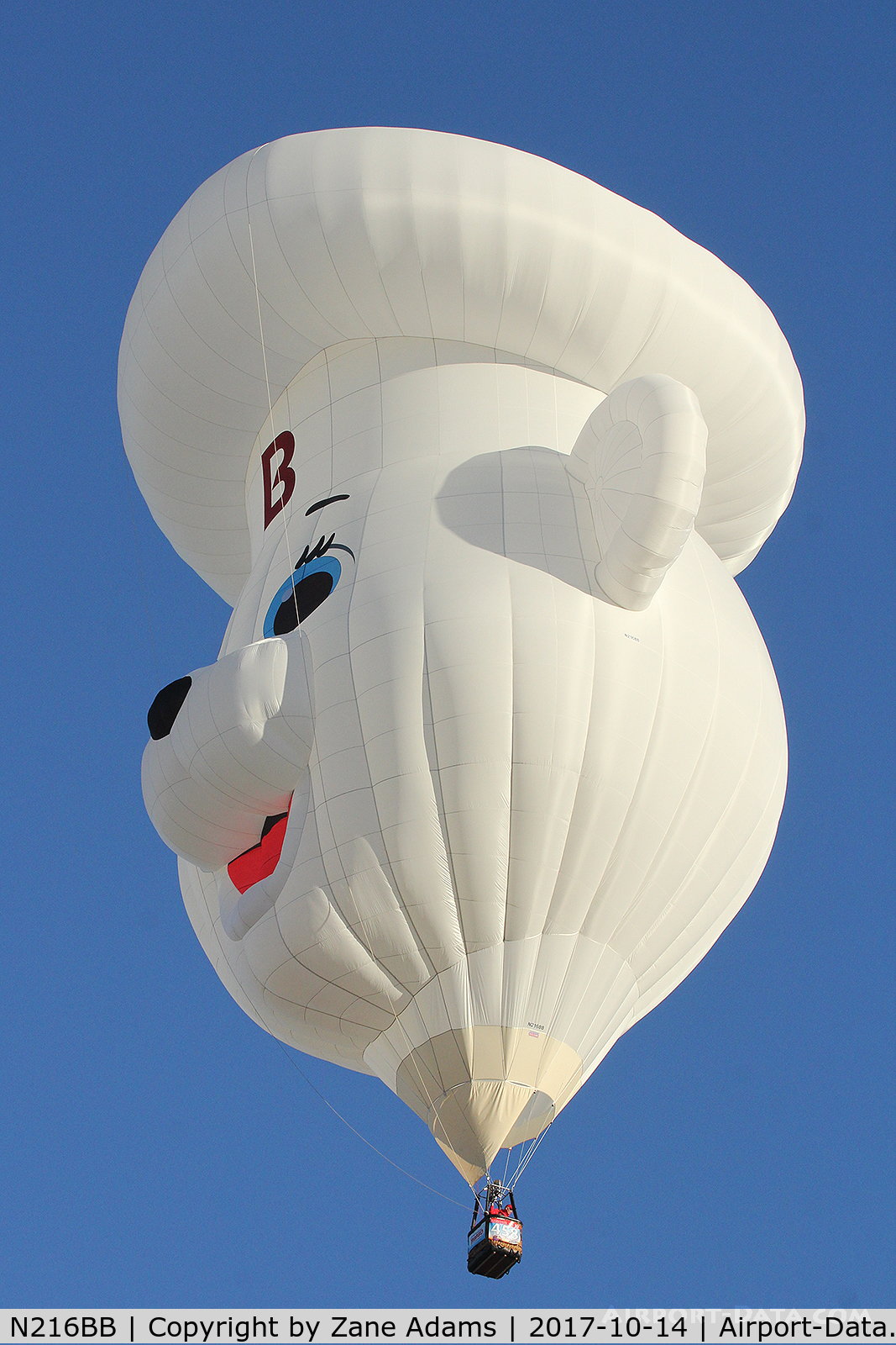 N216BB, Cameron Balloons Bear-120 C/N 6793, At the 2017 Albuquerque Balloon Fiesta