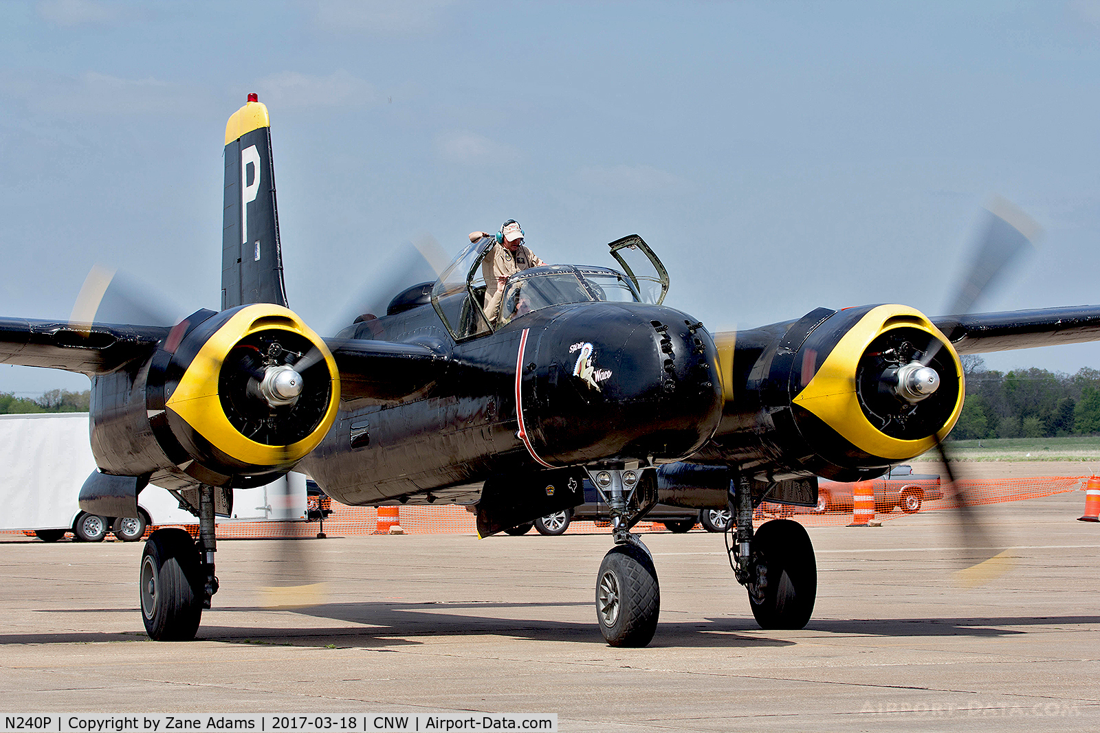 N240P, 1943 Douglas A-26B Invader C/N 7140, At the 2017 Heart of Texas Airshow