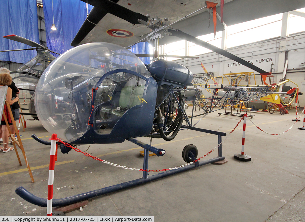 056, Bell 47G-1 C/N 056, Preserved French Navy Bell 47D at the Rochefort Naval Museum...