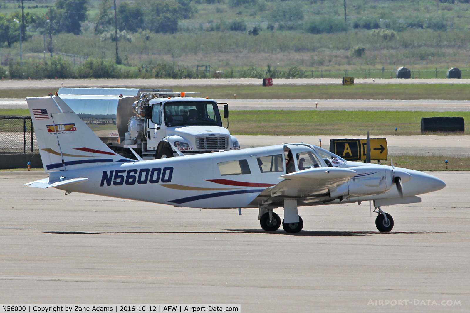 N56000, 1973 Piper PA-34-200 C/N 34-7350270, At Alliance Airport - Fort Worth, TX