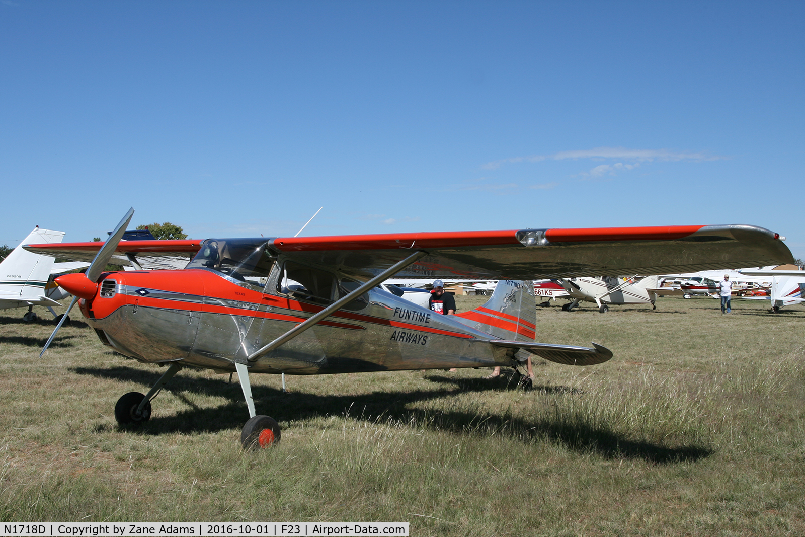 N1718D, 1951 Cessna 170A C/N 20161, At the 2016 Ranger, Texas Fly-in