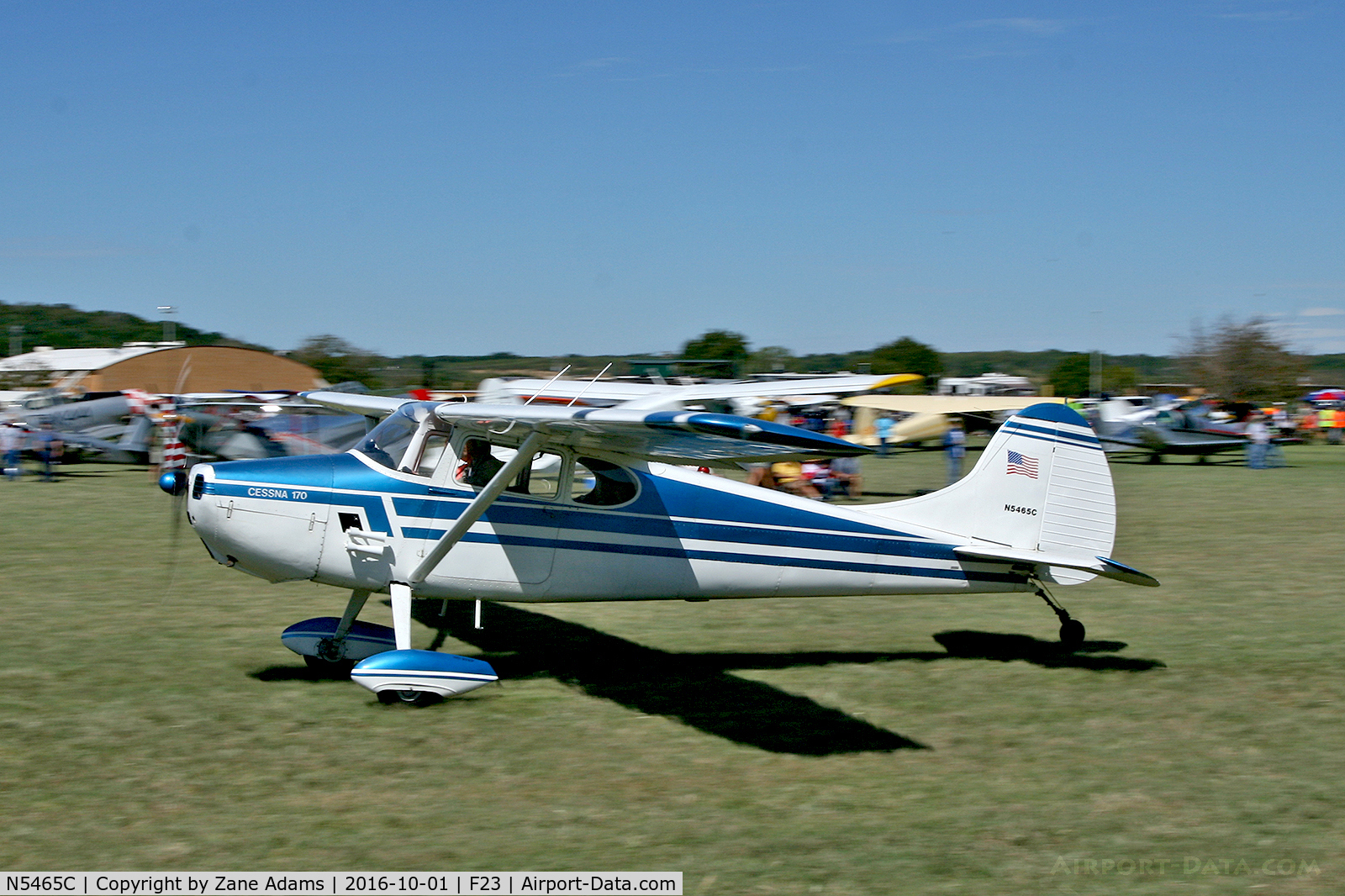 N5465C, 1950 Cessna 170A C/N 19499, At the 2016 Ranger, Texas Fly-in