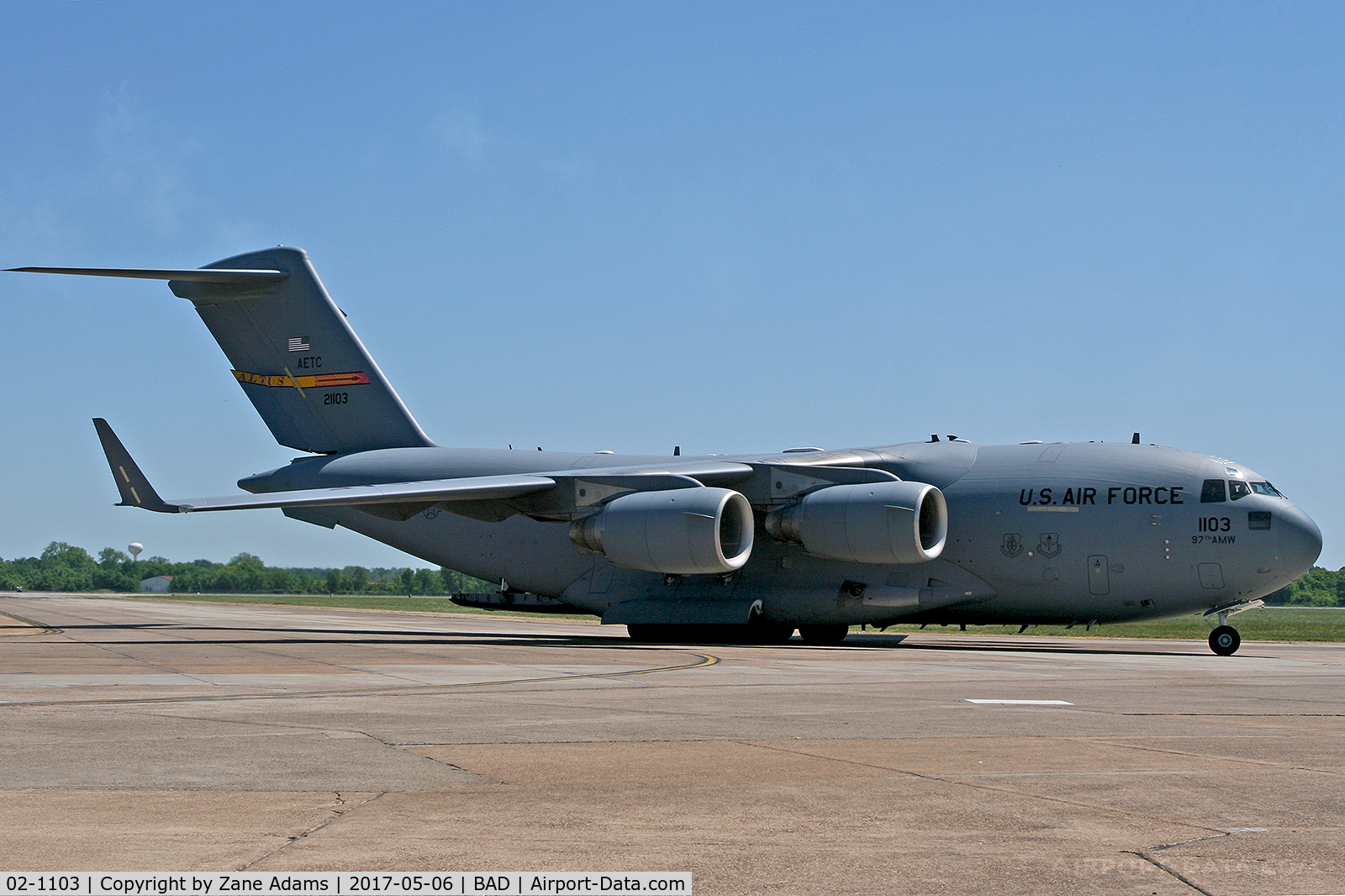 02-1103, 2002 Boeing C-17A Globemaster III C/N P-103, At the 2017 Barksdale AFB Airshow
