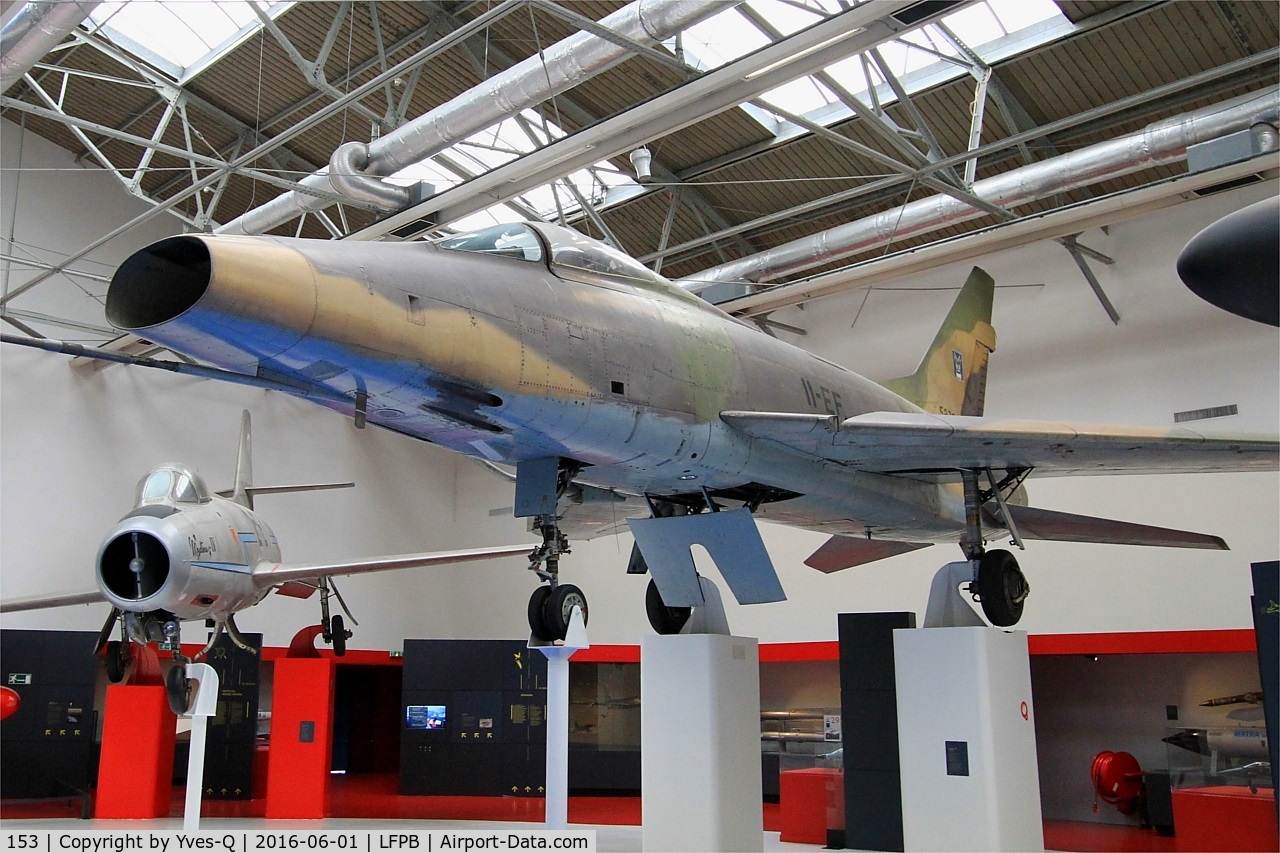 153, Dassault Super Mystere B.2 C/N 153, Dassault Super Mystere B.2, Exibited at Air & Space Museum Paris-Le Bourget (LFPB)