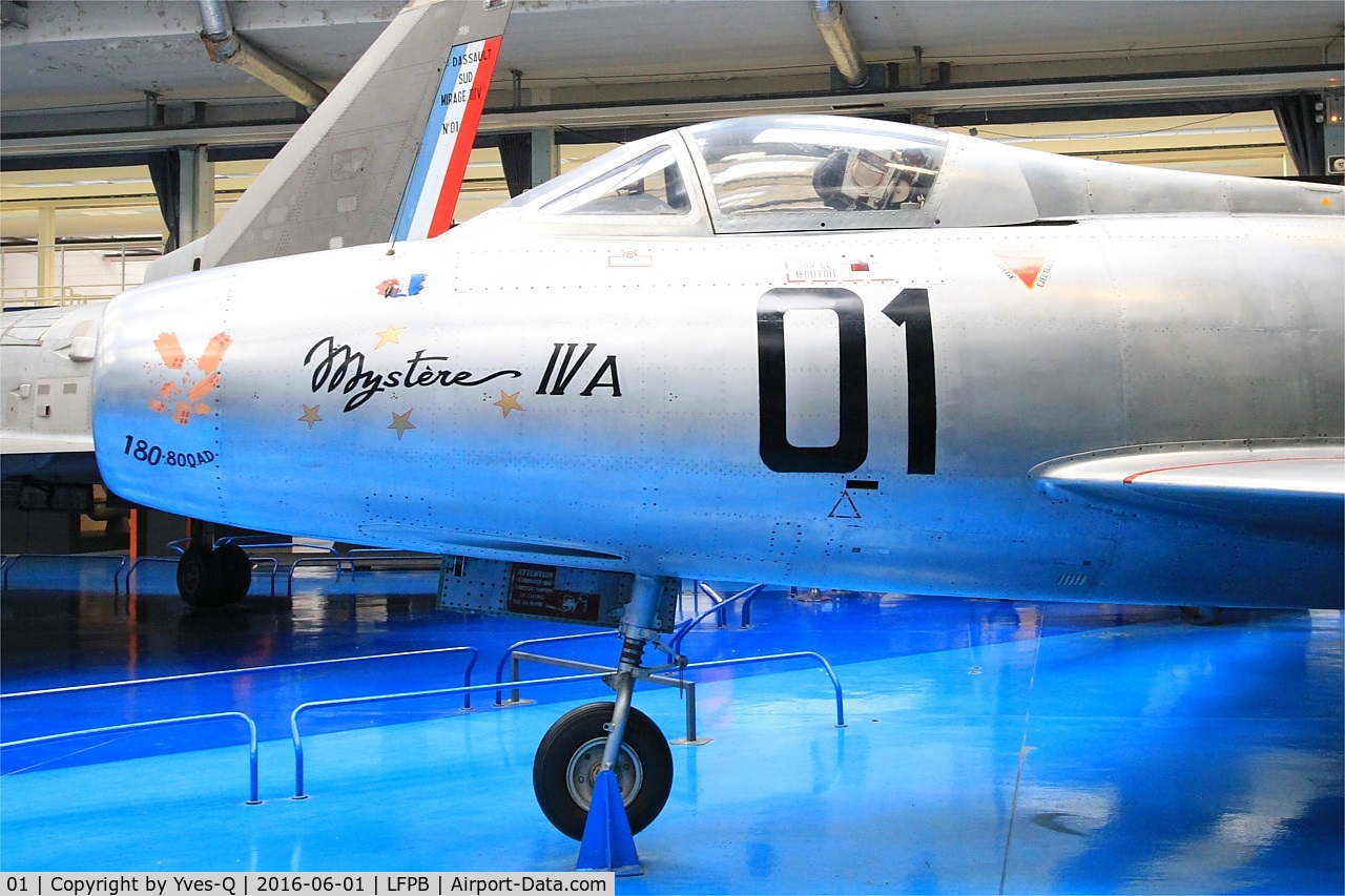 01, Dassault Mystere IVA C/N Not found 01, Dassault Mystere IV A, Air & Space Museum Paris-Le Bourget (LFPB)