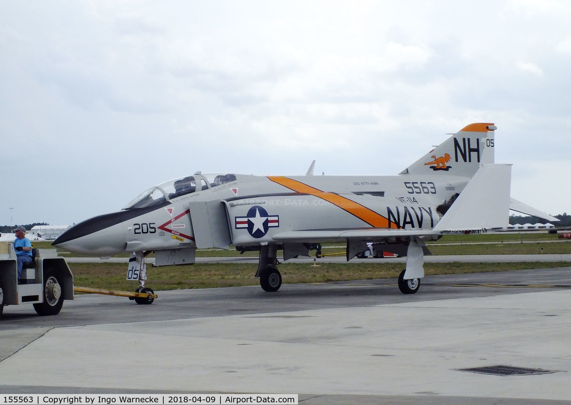 155563, McDonnell F-4J Phantom II C/N 2845, McDonnell Douglas F-4J Phantom II at the VAC Warbird Museum, Titusville FL