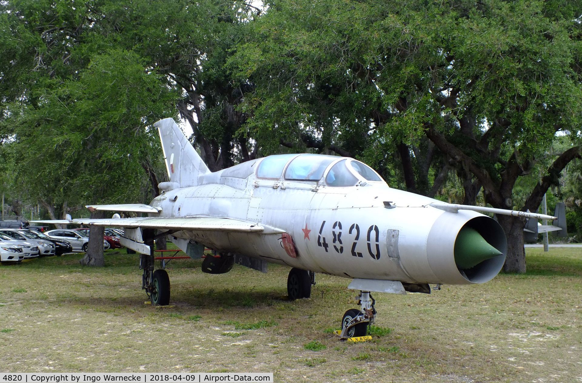 4820, Mikoyan-Gurevich MiG-21U C/N Y1001, Mikoyan i Gurevich MiG-21U MONGOL-A at the VAC Warbird Museum, Titusville FL