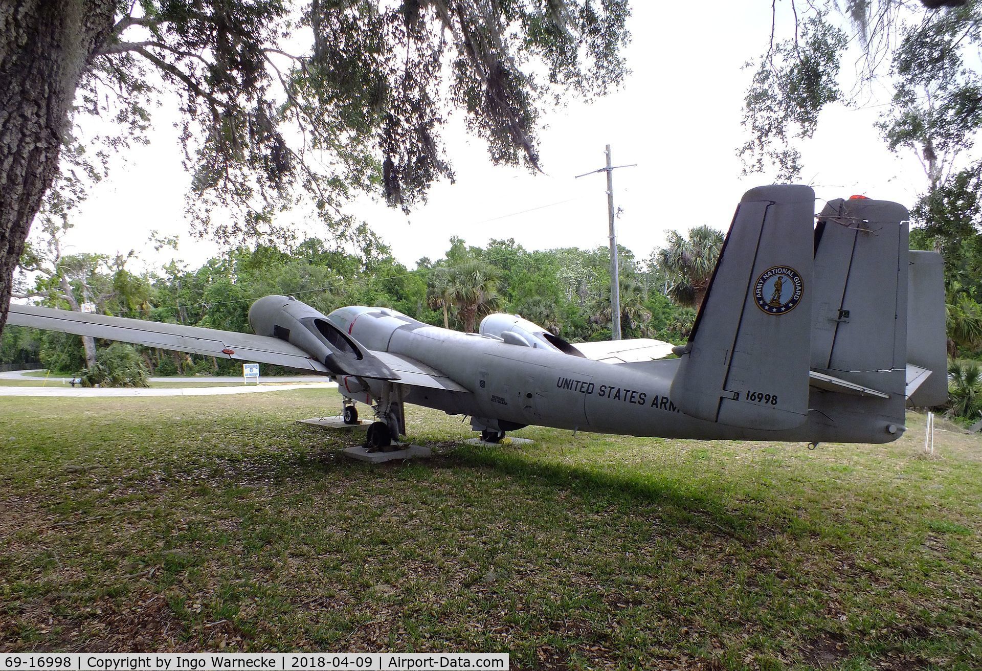 69-16998, 1969 Grumman OV-1D Mohawk C/N 9D, Grumman OV-1C Mohawk (minus props) at the VAC Warbird Museum, Titusville FL