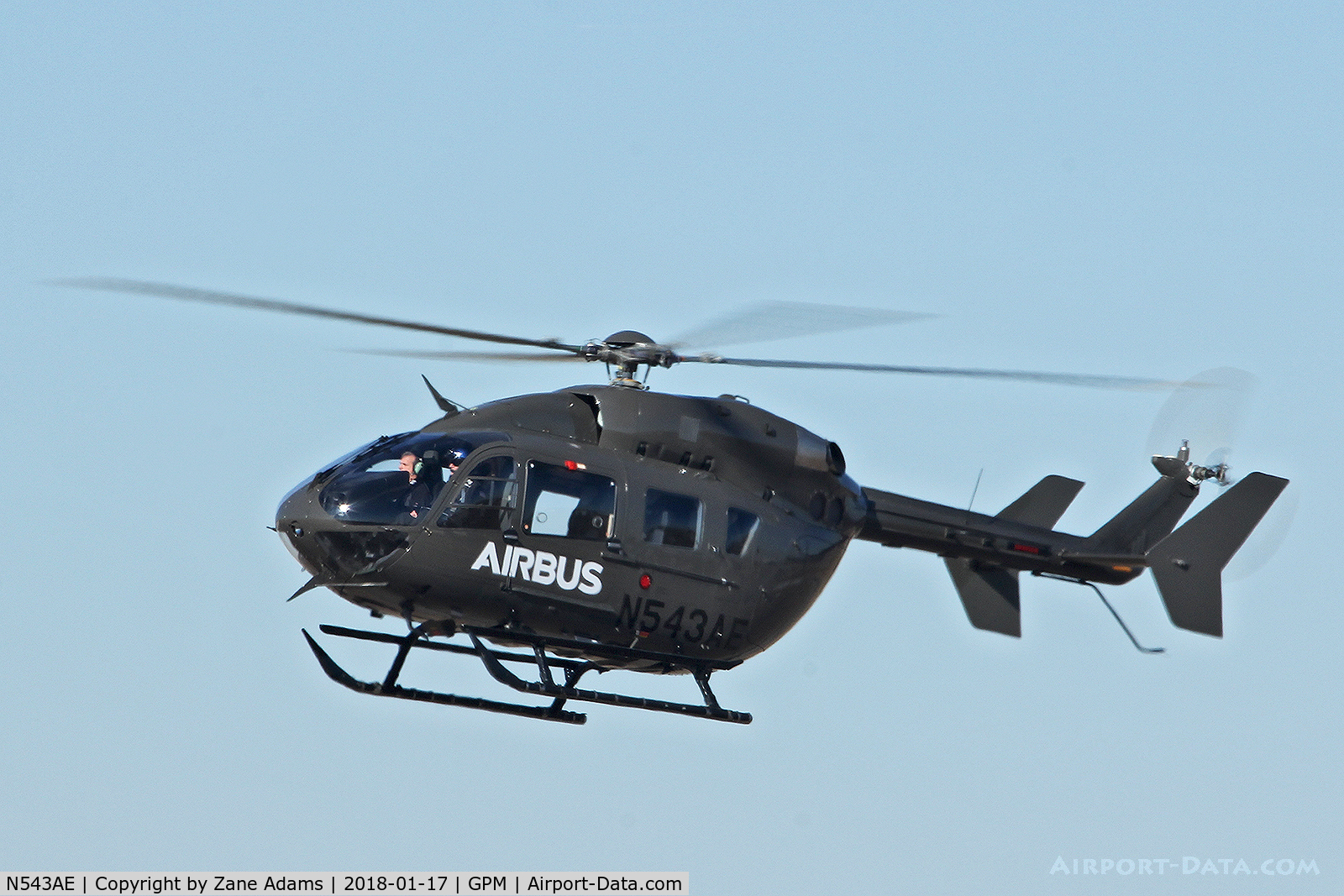 N543AE, Eurocopter-Kawasaki EC-145 (BK-117C-2) C/N 9204, At Grand Prairie Municipal - Airbus Helicopter factory.