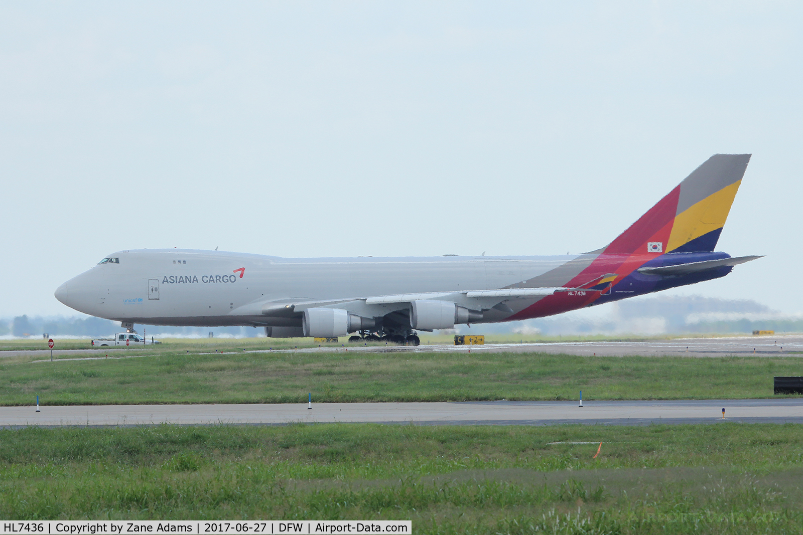 HL7436, 2002 Boeing 747-48EF (SCD) C/N 29170, At DFW Airport