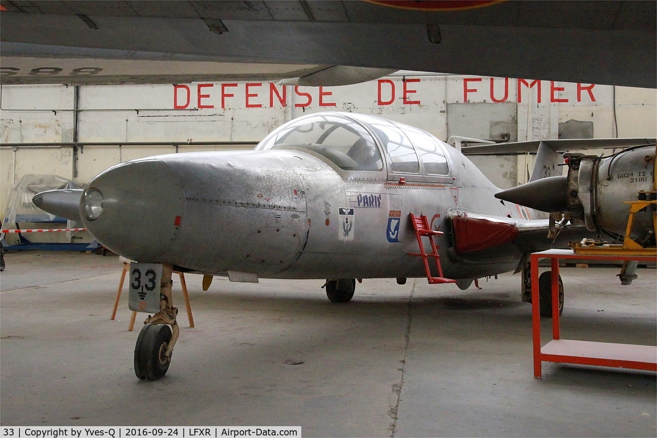 33, Morane-Saulnier MS.760 Paris C/N 33, Morane-Saulnier MS.760 Paris, Preserved at Naval Aviation Museum, Rochefort-Soubise airport (LFXR)