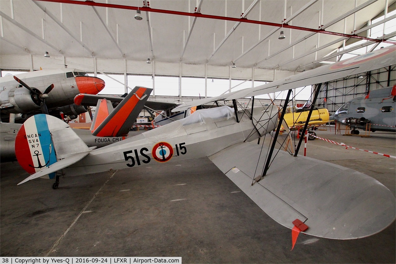 38, Stampe-Vertongen SV-4C C/N 38, Stampe-Vertongen SV-4C, Naval Aviation Museum, Rochefort-Soubise airport (LFXR)