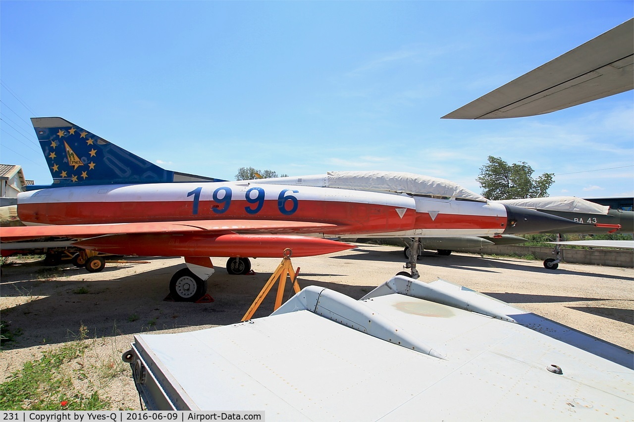 231, Dassault Mirage IIIB C/N 231, Dassault Mirage IIIB, Les Amis de la 5ème Escadre Museum, Orange